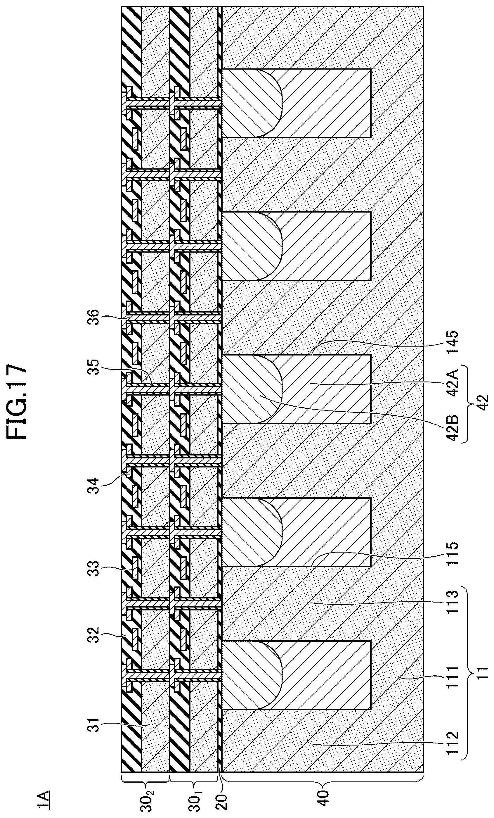 Patent US12568833 Figure 11 – Semiconductor device having wiring part without being exposed from substrate