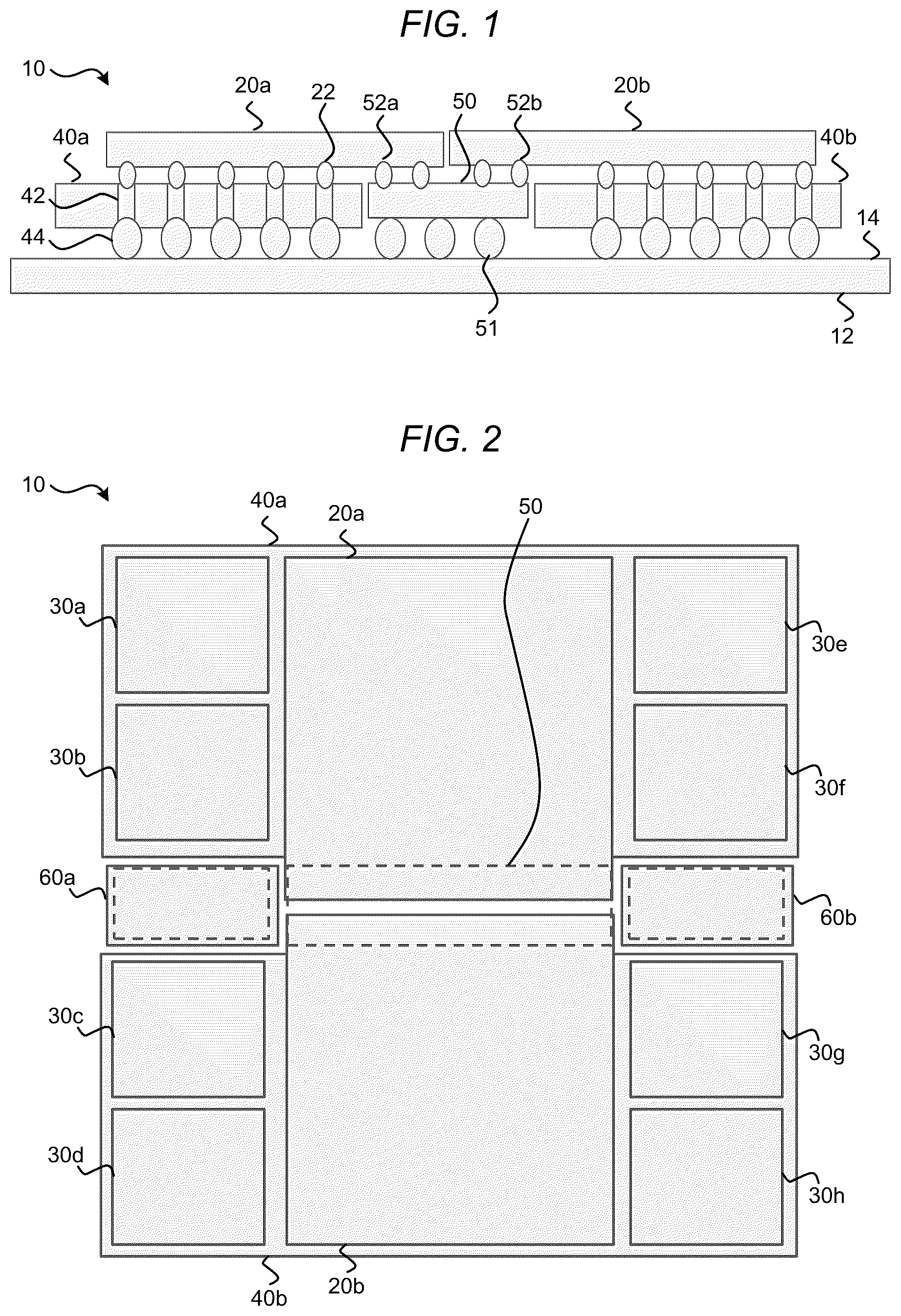 Patent US12568834 Figure 1 – Active silicon D2D bridge