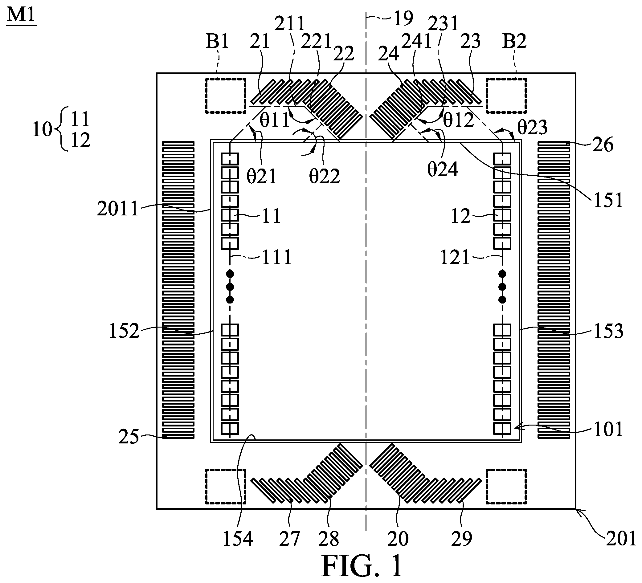 Patent US12568835 Figure 1 – Chip-on-board module