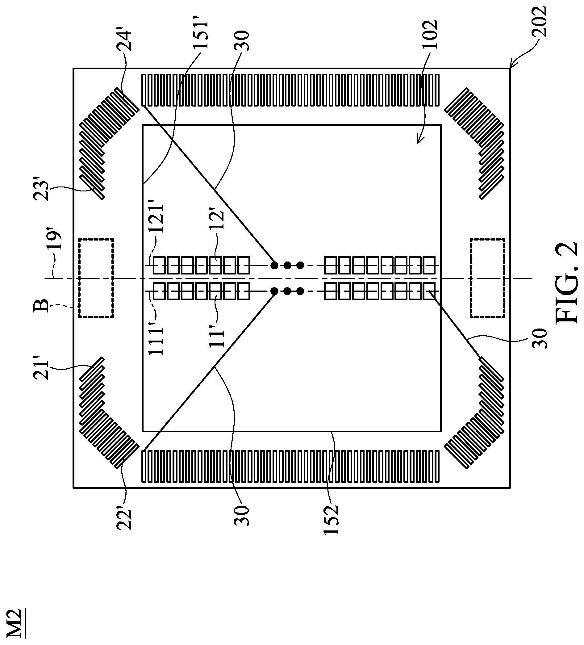 Patent US12568835 Figure 2 – Chip-on-board module