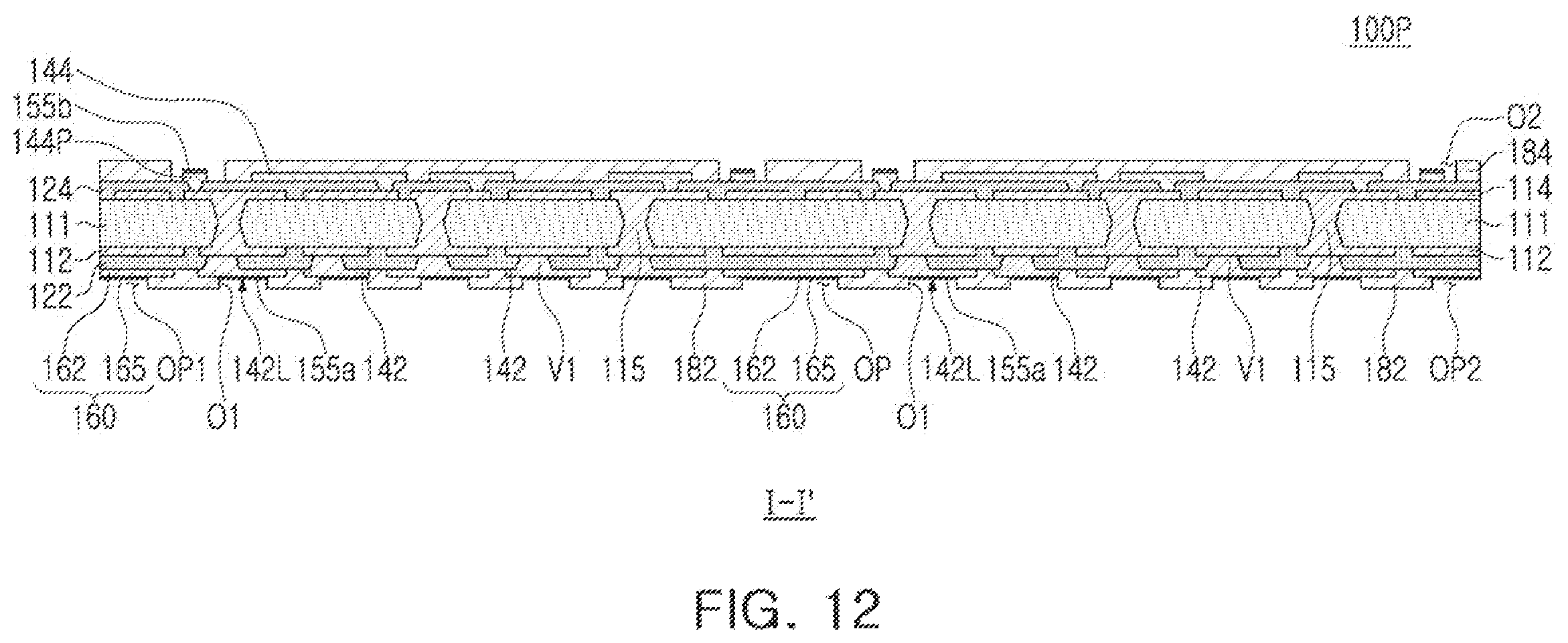 Patent US12568836 Figure 13 – Semiconductor package and method of manufacturing the same