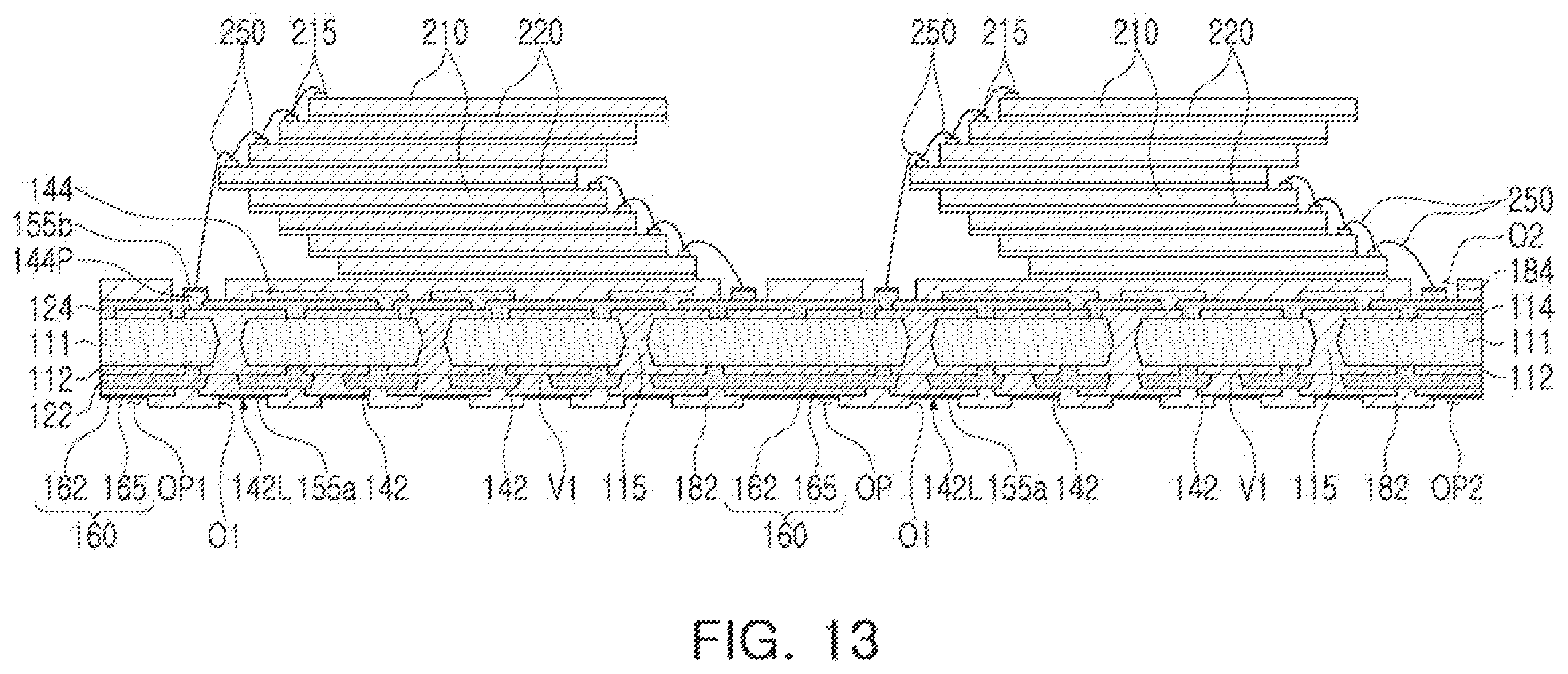 Patent US12568836 Figure 14 – Semiconductor package and method of manufacturing the same