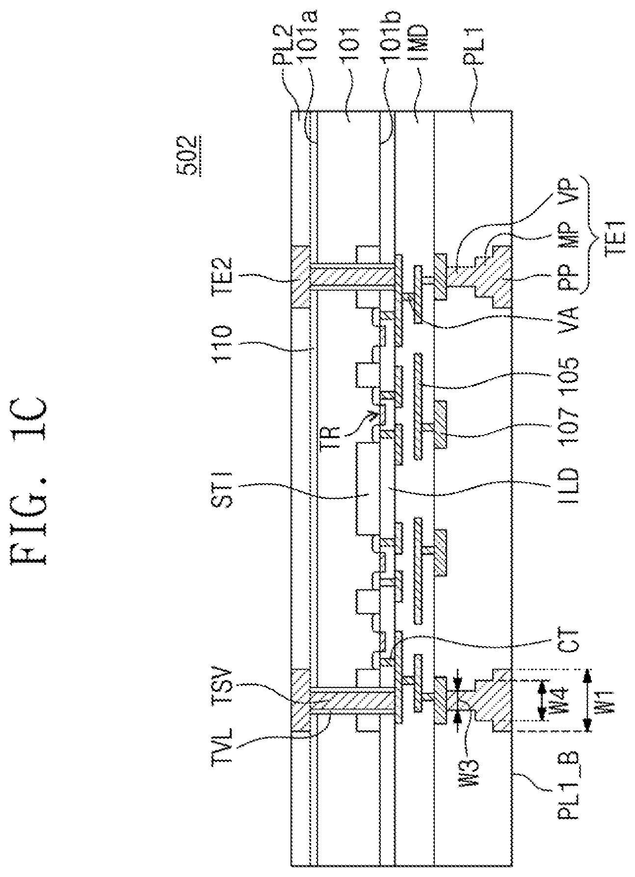 Patent US12568837 Figure 3 – Semiconductor chip, semiconductor package including the same, and method of fabricating the same