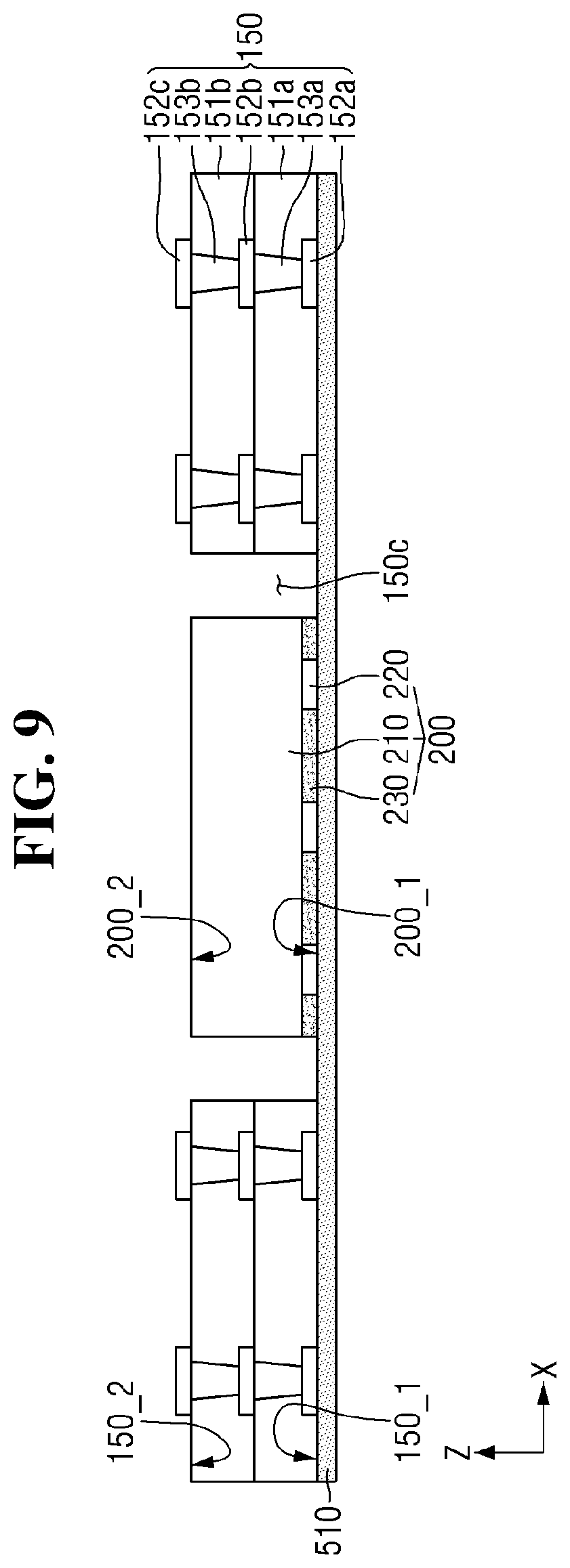 Patent US12568839 Figure 9 – Semiconductor package and method of fabricating the same