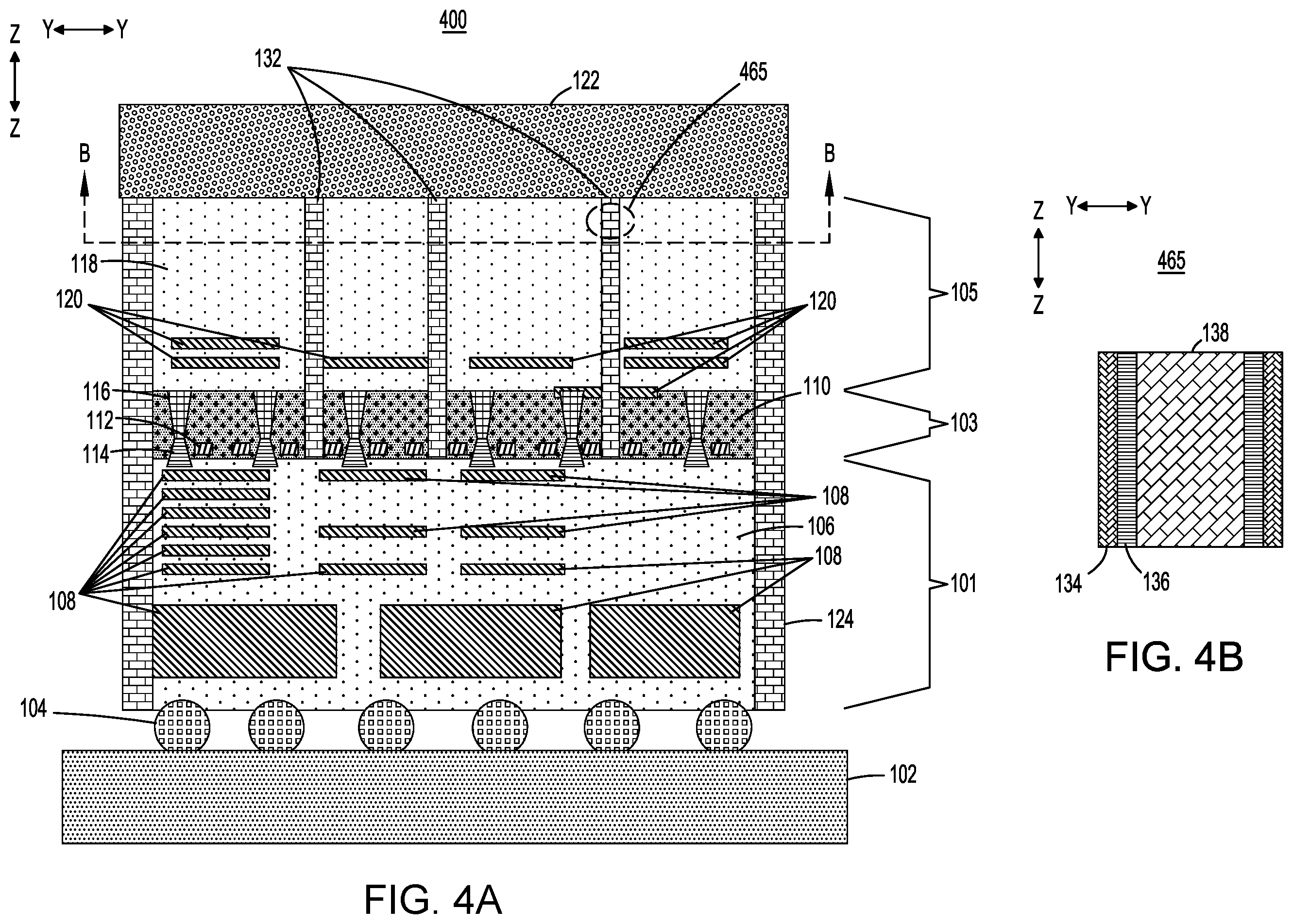 Patent US12568846 Figure 5 – Wafer dies with thermally conducting perimeter regions