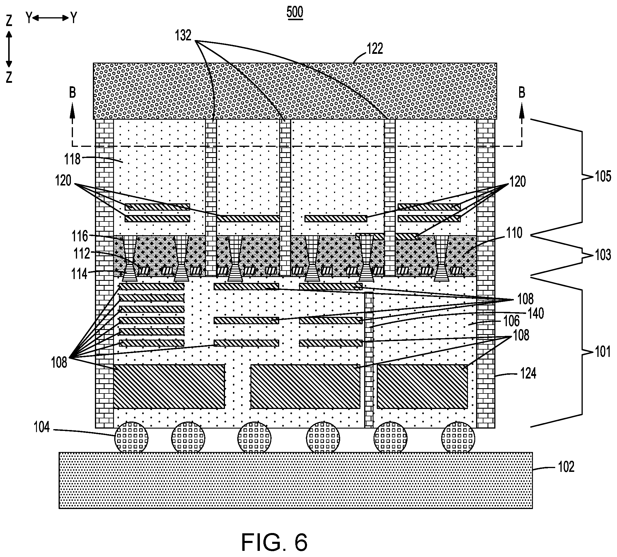Patent US12568846 Figure 7 – Wafer dies with thermally conducting perimeter regions