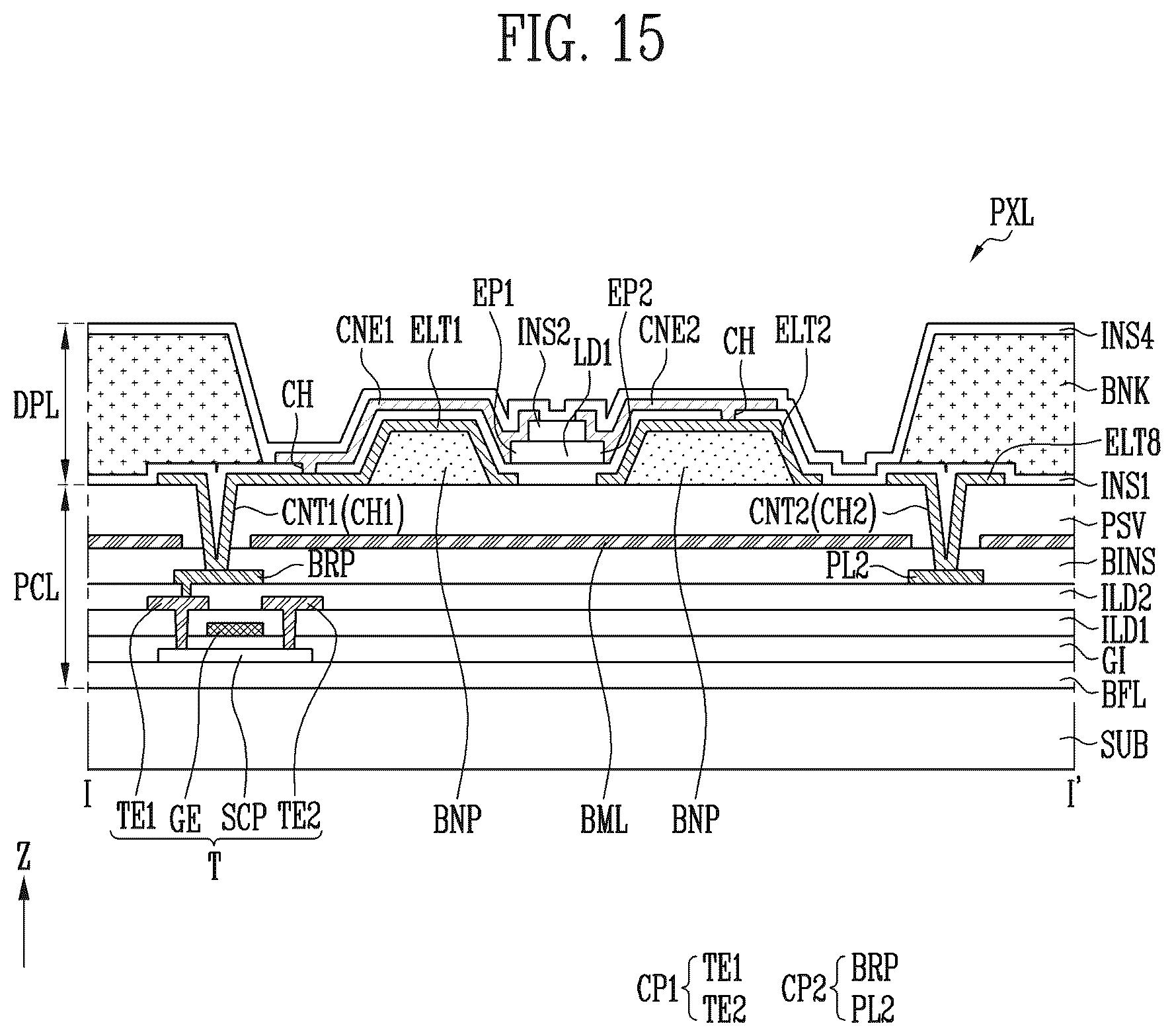 Patent US12568853 Figure 14 – Display device