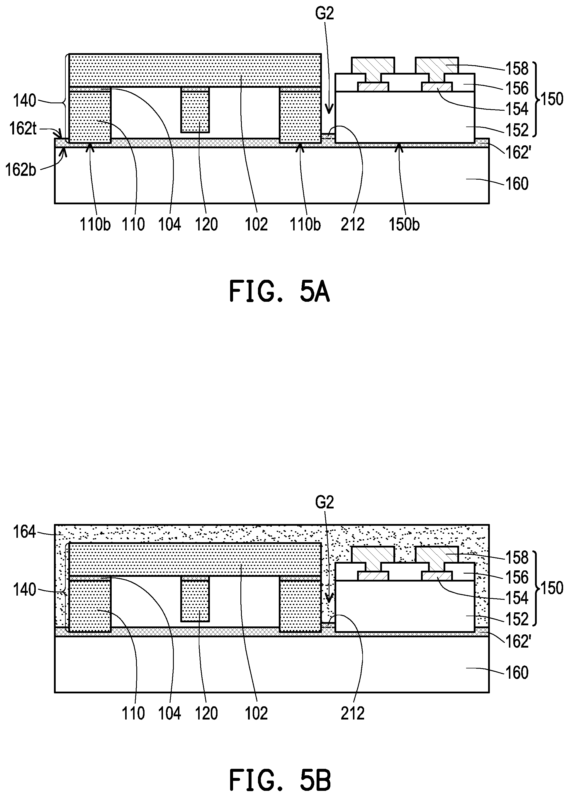Patent US12568854 Figure 11 – Semiconductor packages having semiconductor blocks surrounding semiconductor device