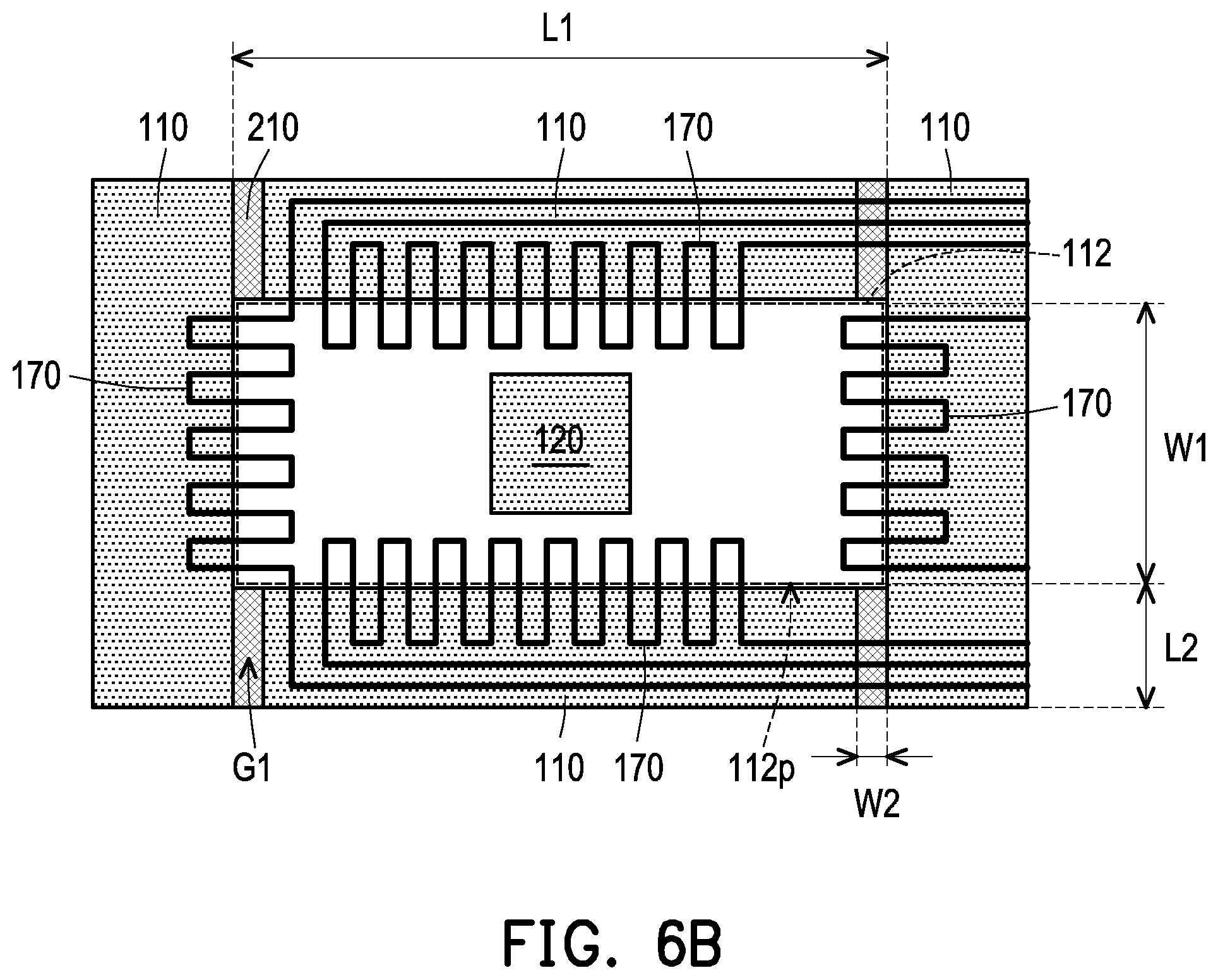 Patent US12568854 Figure 14 – Semiconductor packages having semiconductor blocks surrounding semiconductor device