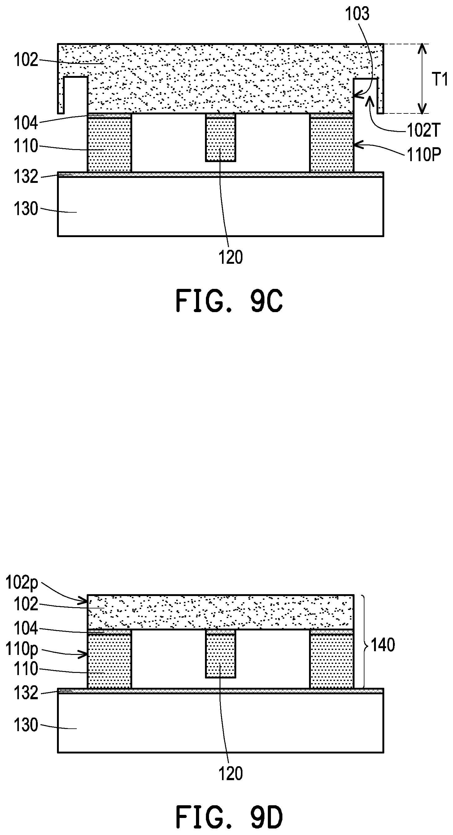 Patent US12568854 Figure 18 – Semiconductor packages having semiconductor blocks surrounding semiconductor device