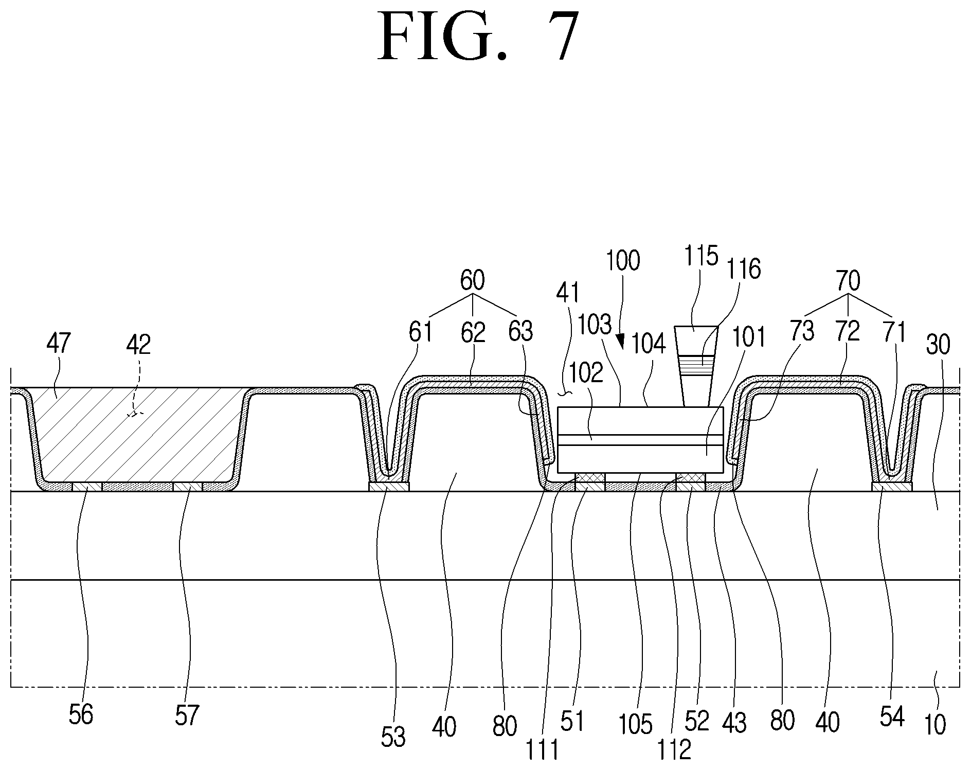 Patent US12568855 Figure 7 – Display module