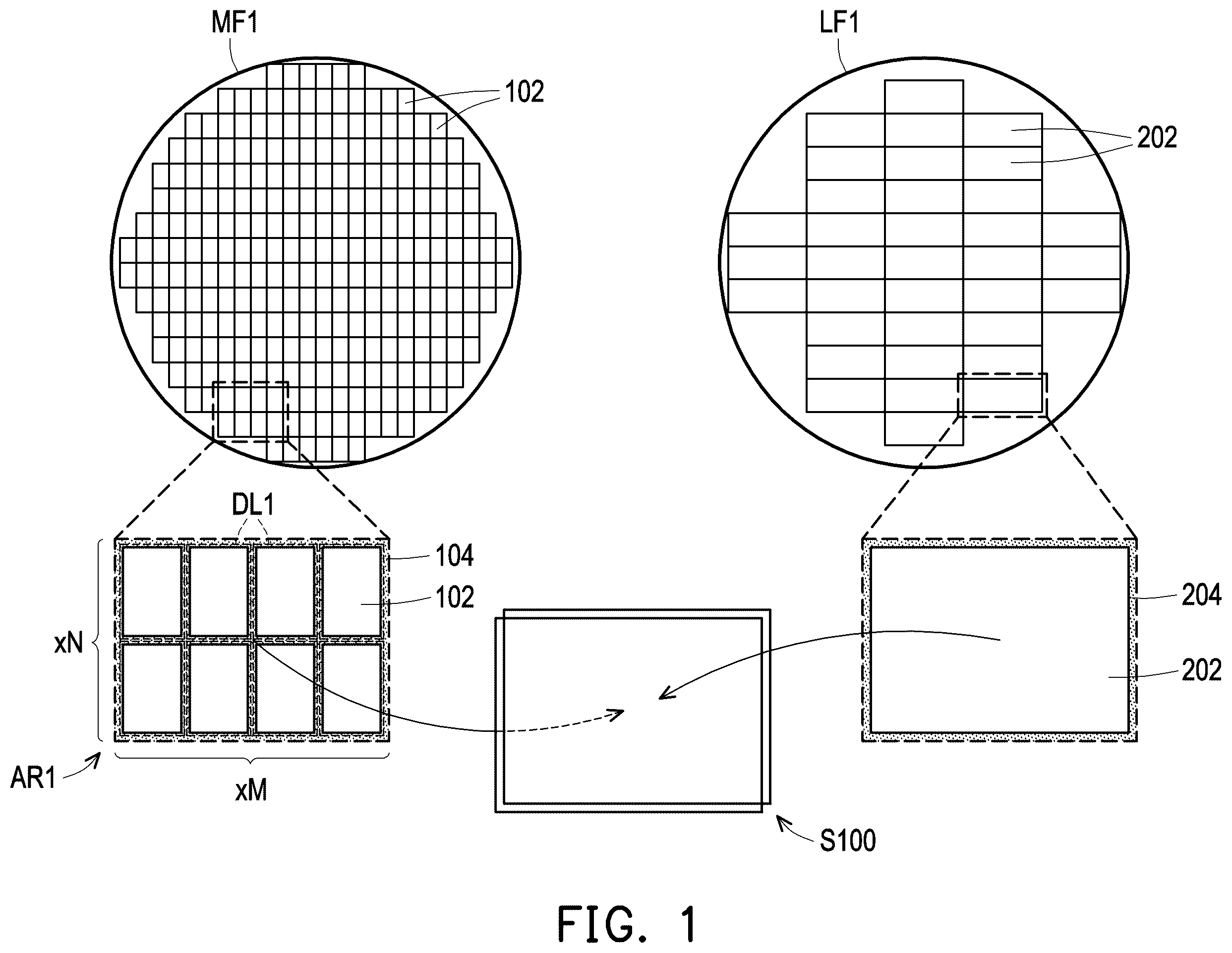 Patent US12568862 — Stacked semiconductor device and method of fabricating the same — Figure 1