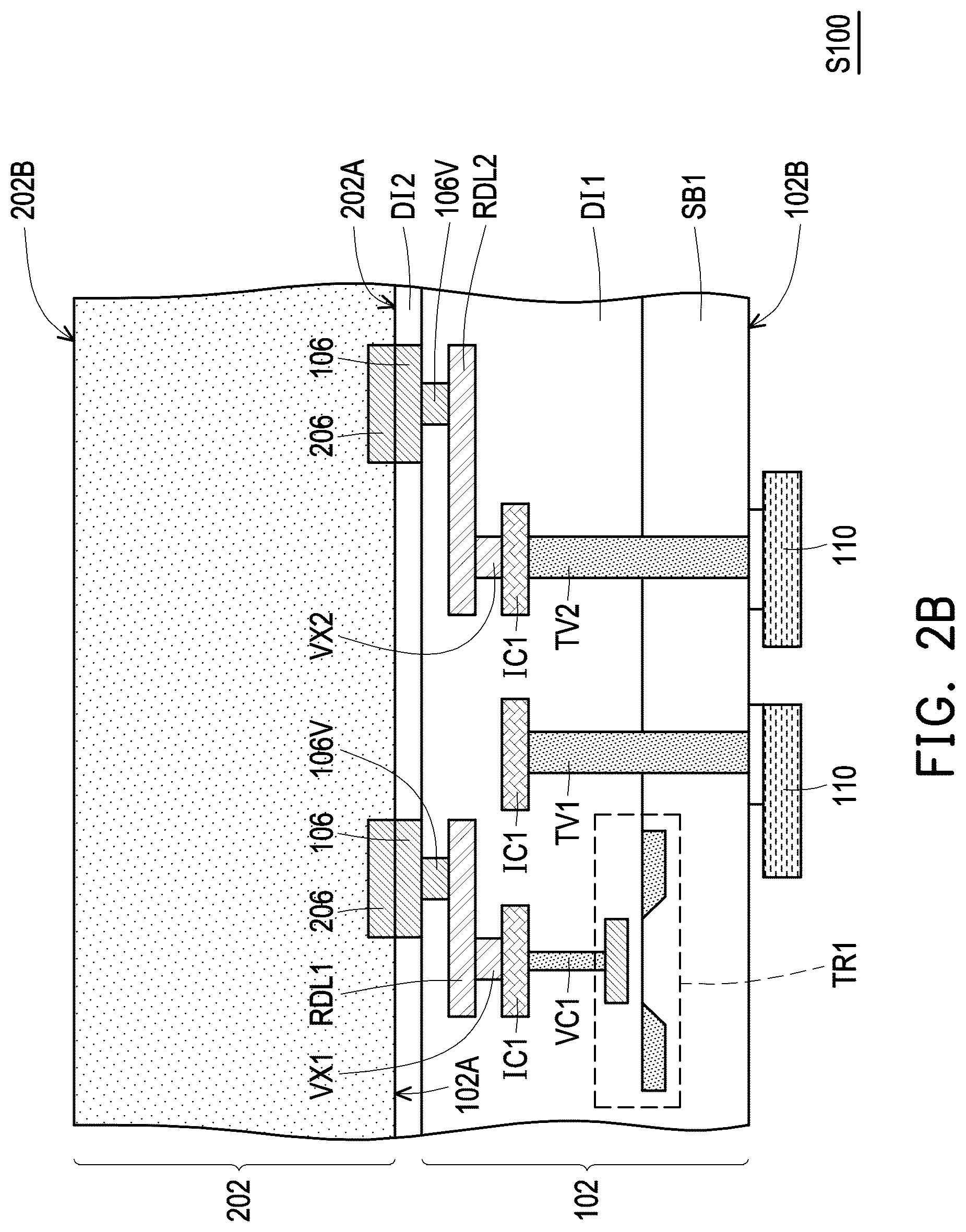 Patent US12568862 Figure 3 – Stacked semiconductor device and method of fabricating the same