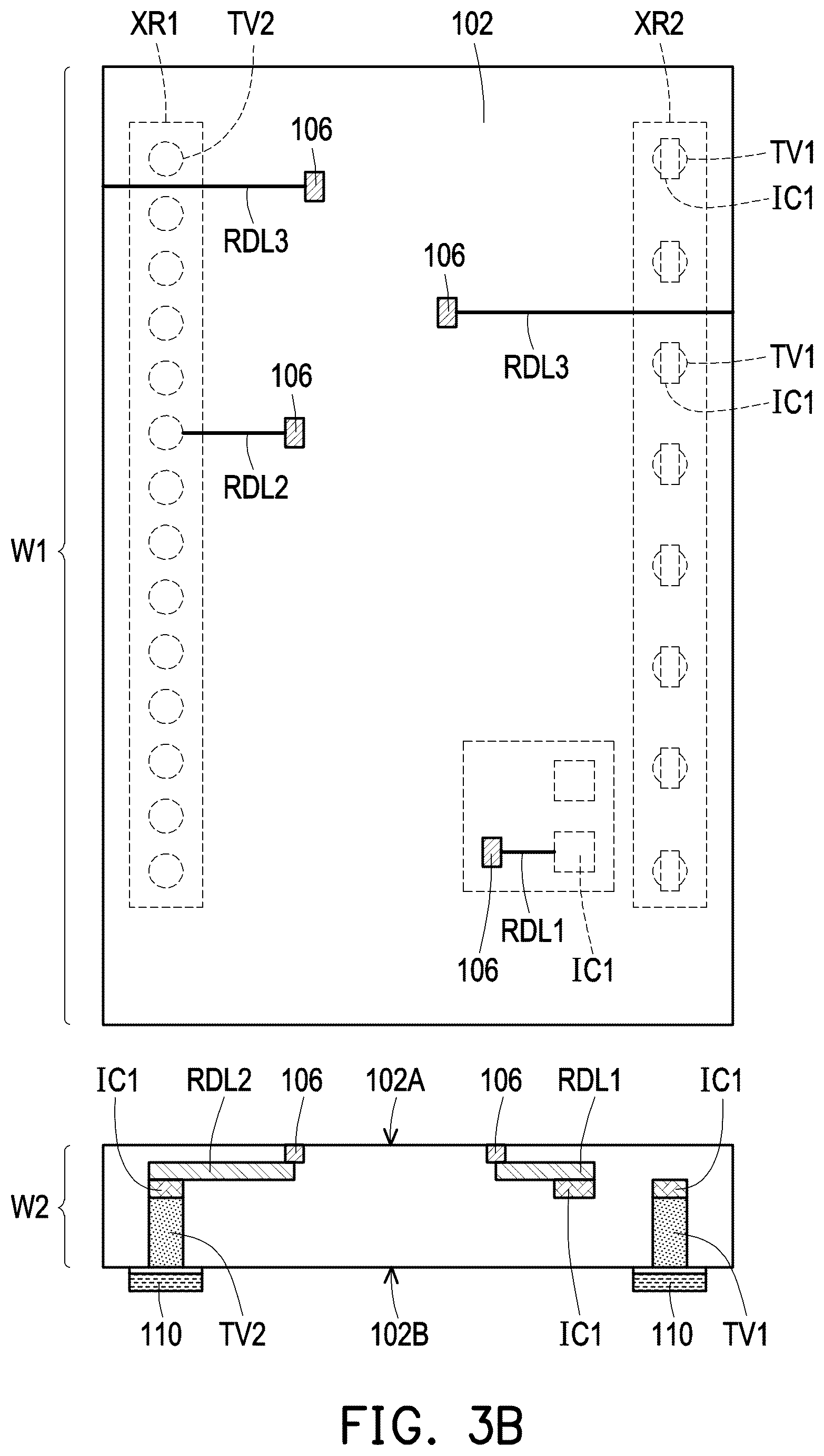 Patent US12568862 Figure 5 – Stacked semiconductor device and method of fabricating the same