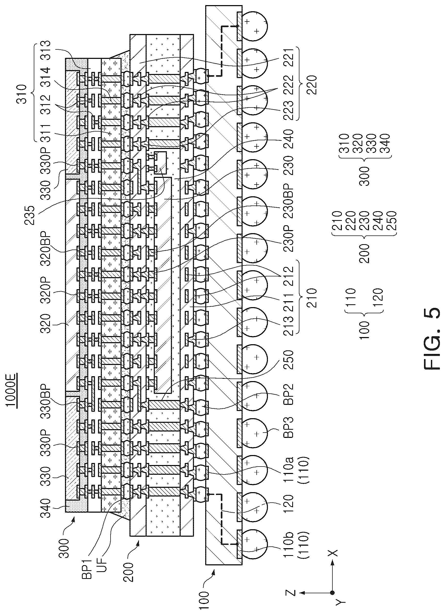 Patent US12568865 Figure 8 – Semiconductor package