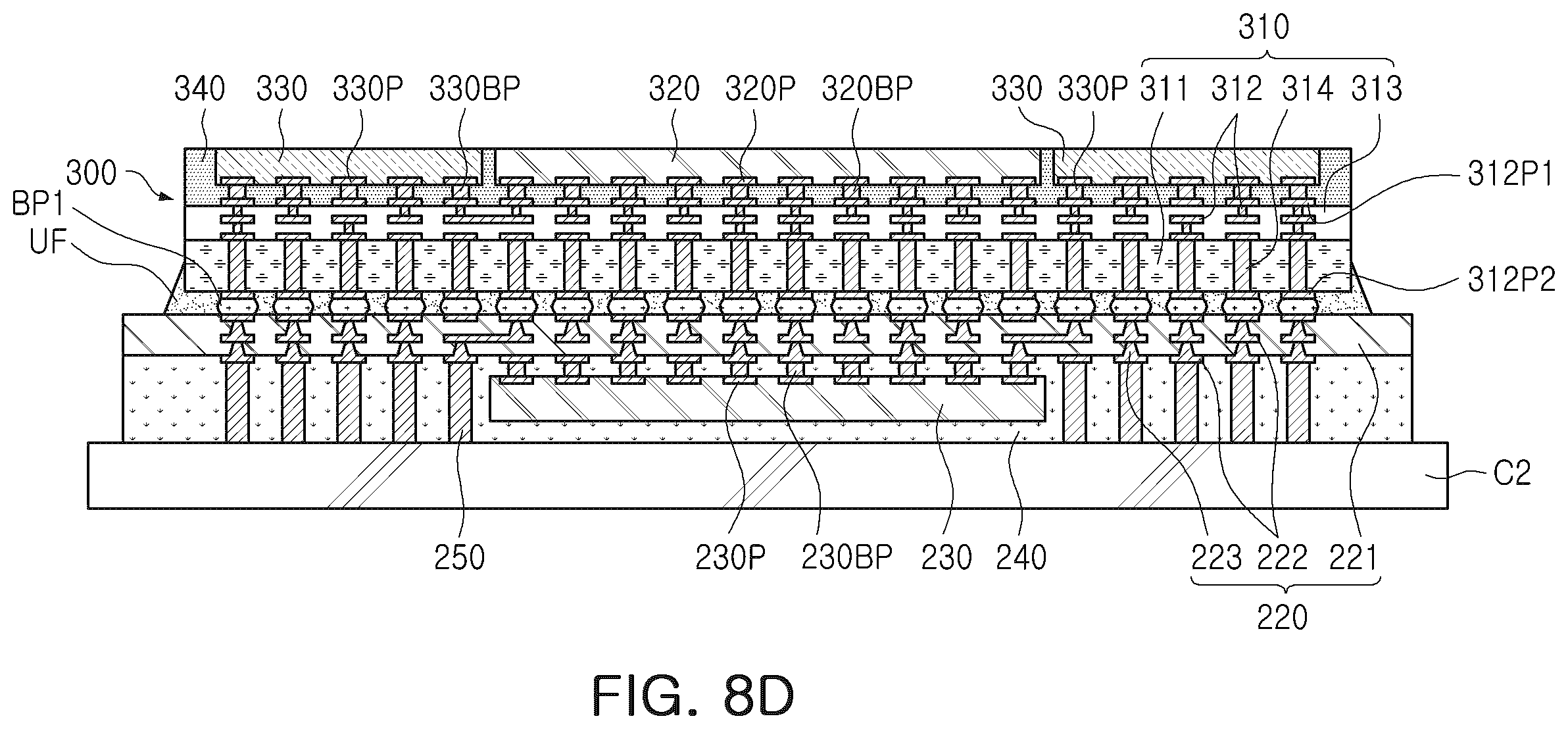 Patent US12568865 Figure 14 – Semiconductor package