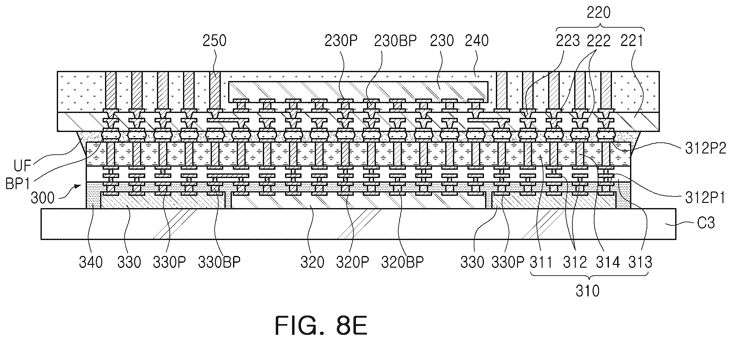 Patent US12568865 Figure 15 – Semiconductor package