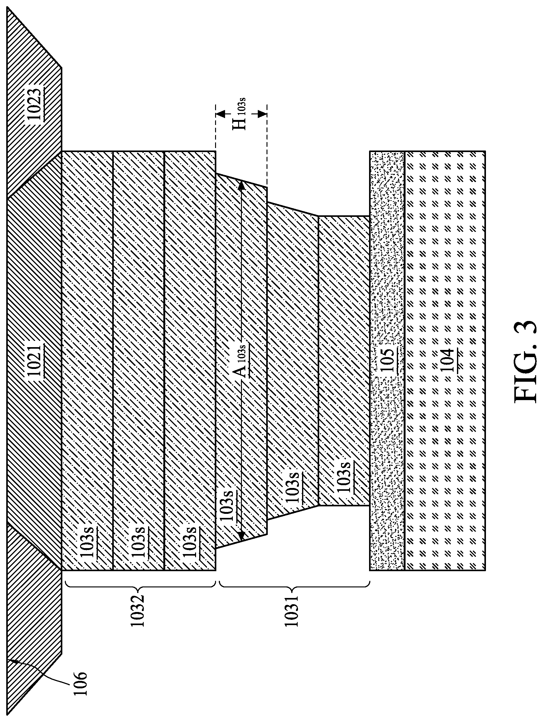 Patent US12568866 Figure 3 – Semiconductor structure and method of manufacturing the same