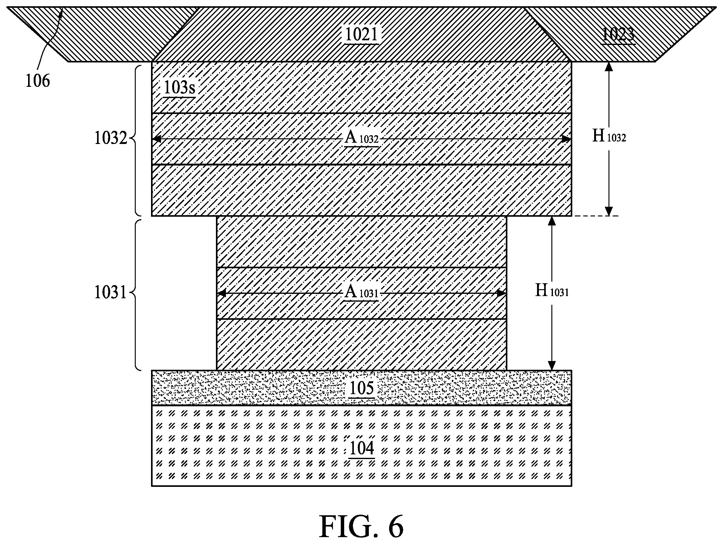 Patent US12568866 Figure 6 – Semiconductor structure and method of manufacturing the same