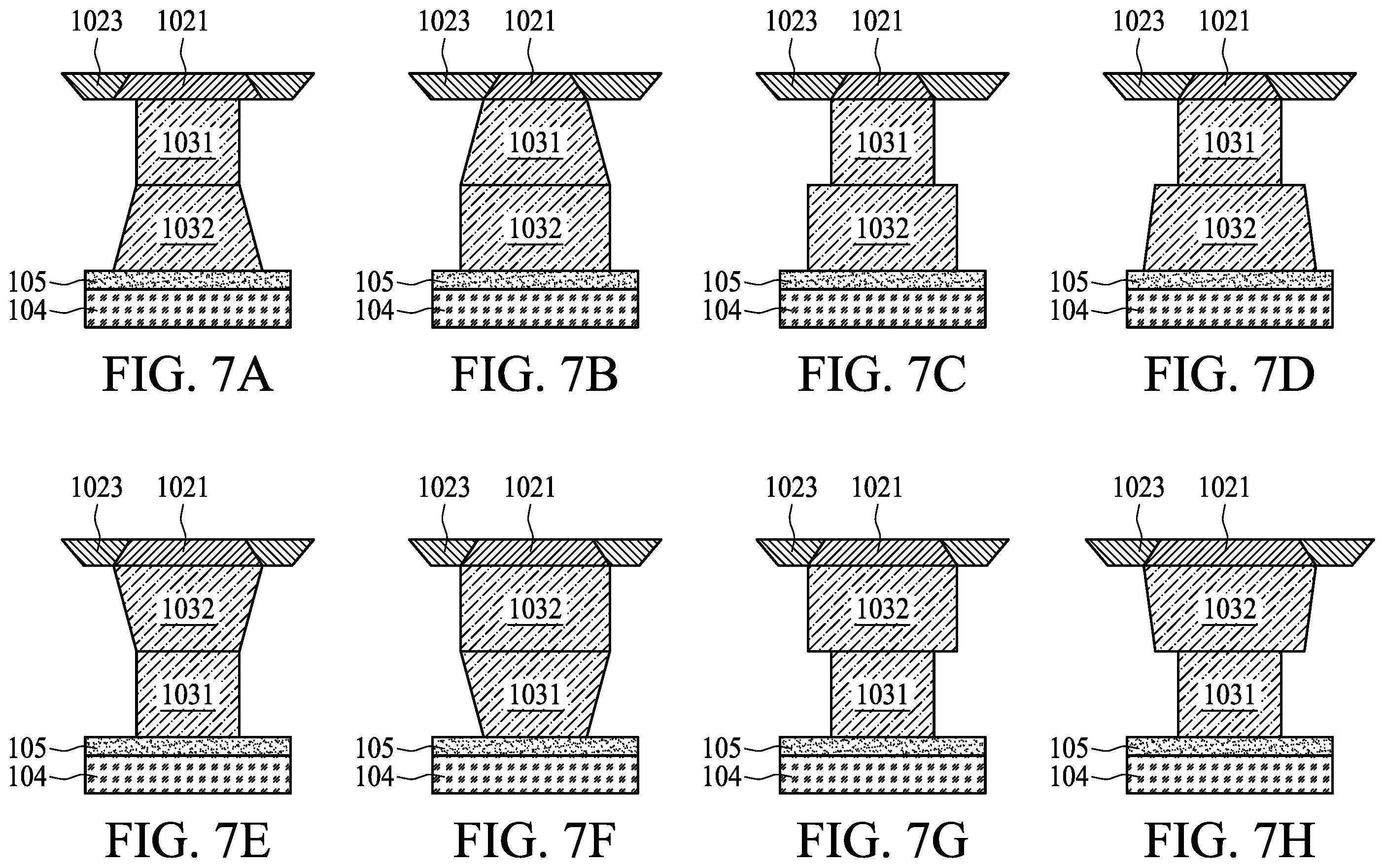 Patent US12568866 Figure 7 – Semiconductor structure and method of manufacturing the same