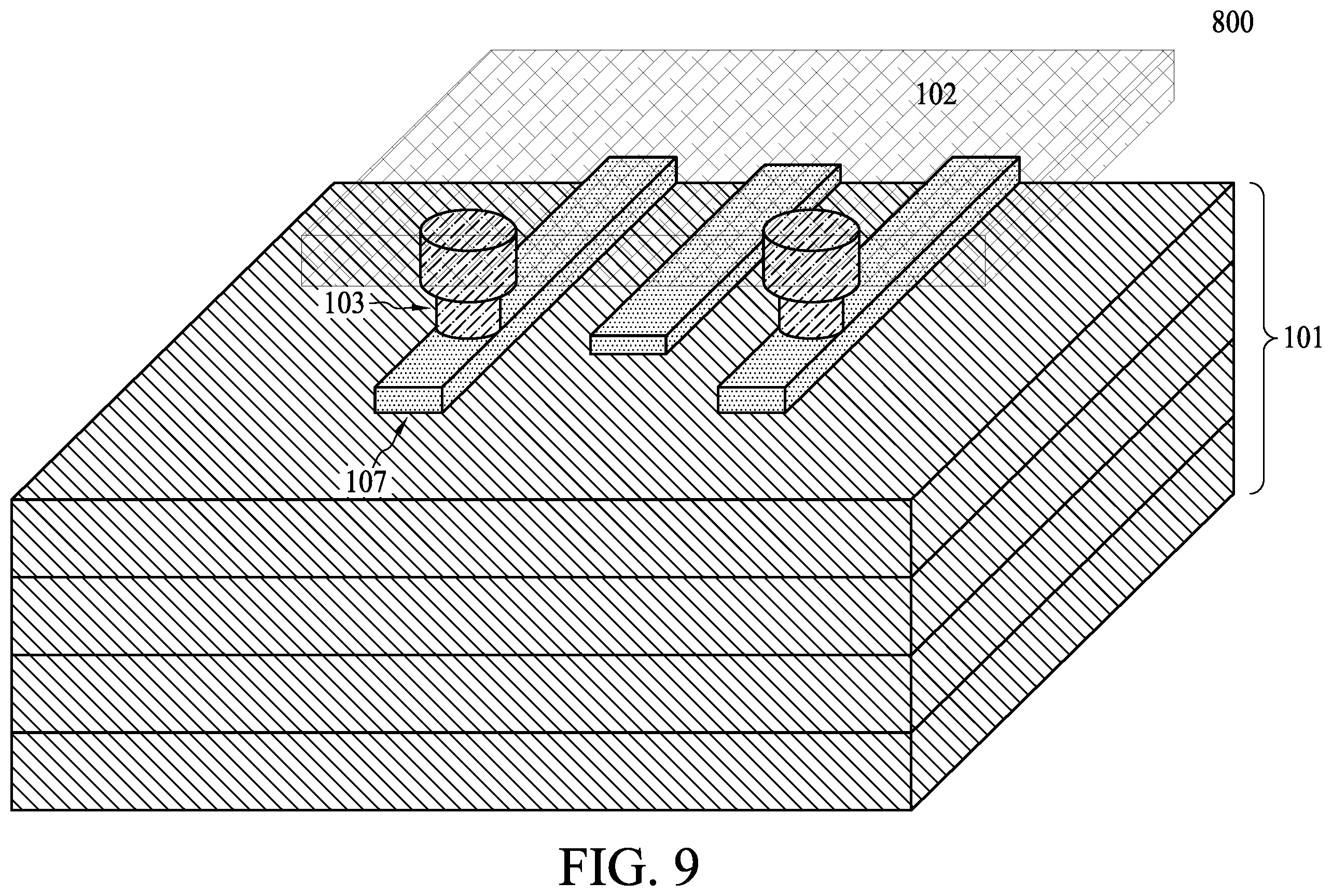 Patent US12568866 Figure 9 – Semiconductor structure and method of manufacturing the same