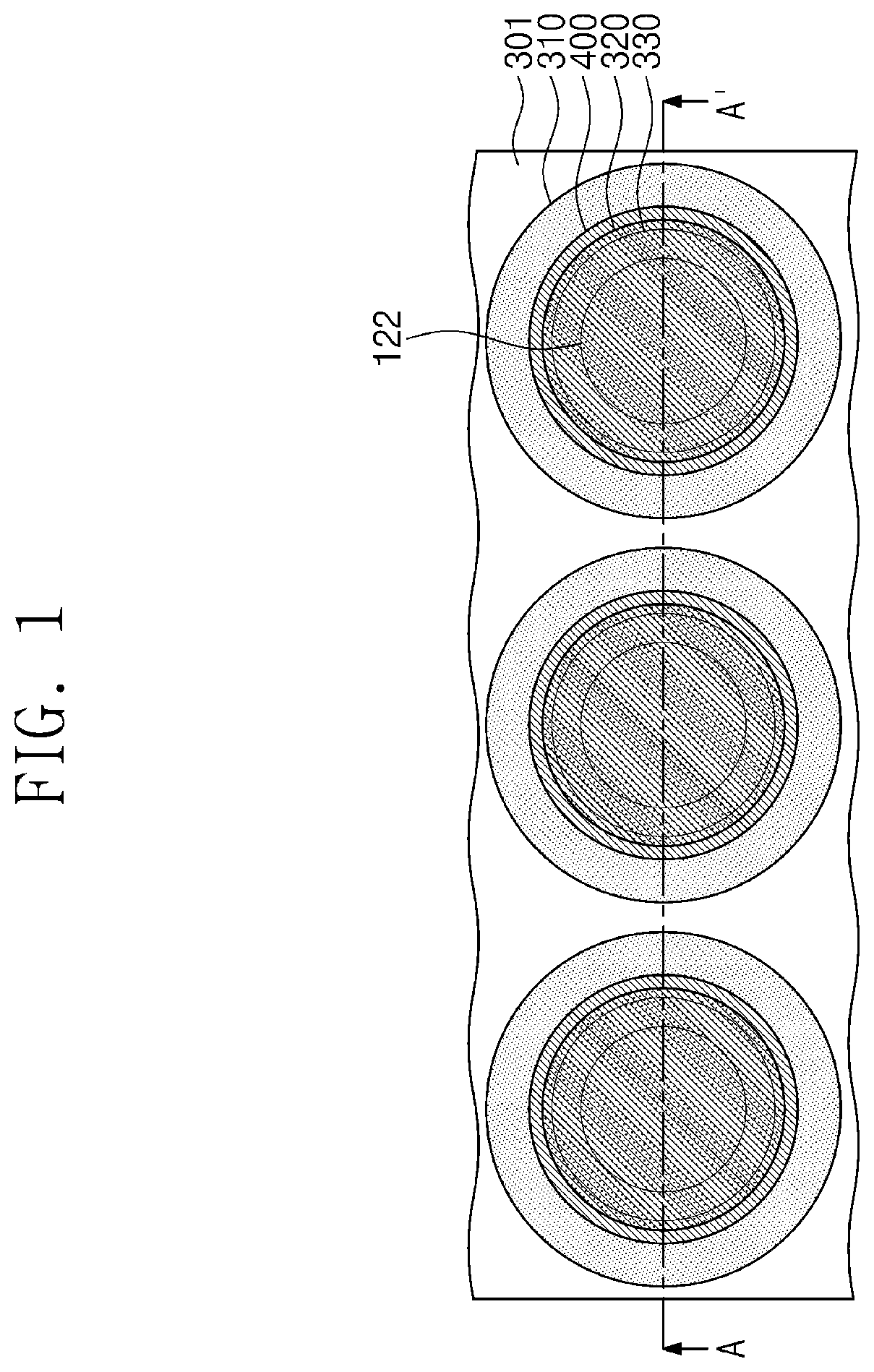 Patent US12568867 Figure 1 – Semiconductor package including under-bump protection patterns and method of manufacturing the semiconductor package