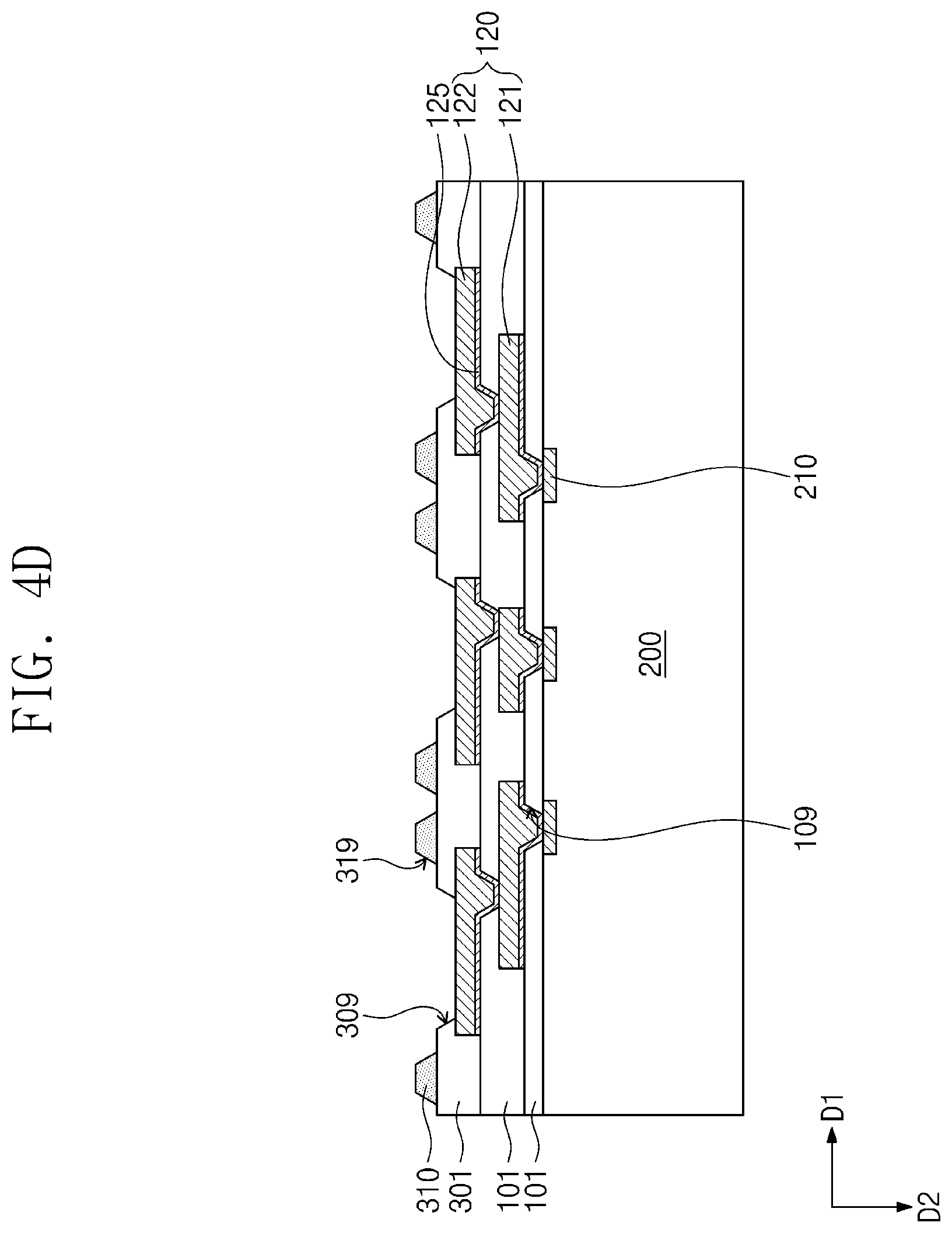 Patent US12568867 Figure 7 – Semiconductor package including under-bump protection patterns and method of manufacturing the semiconductor package