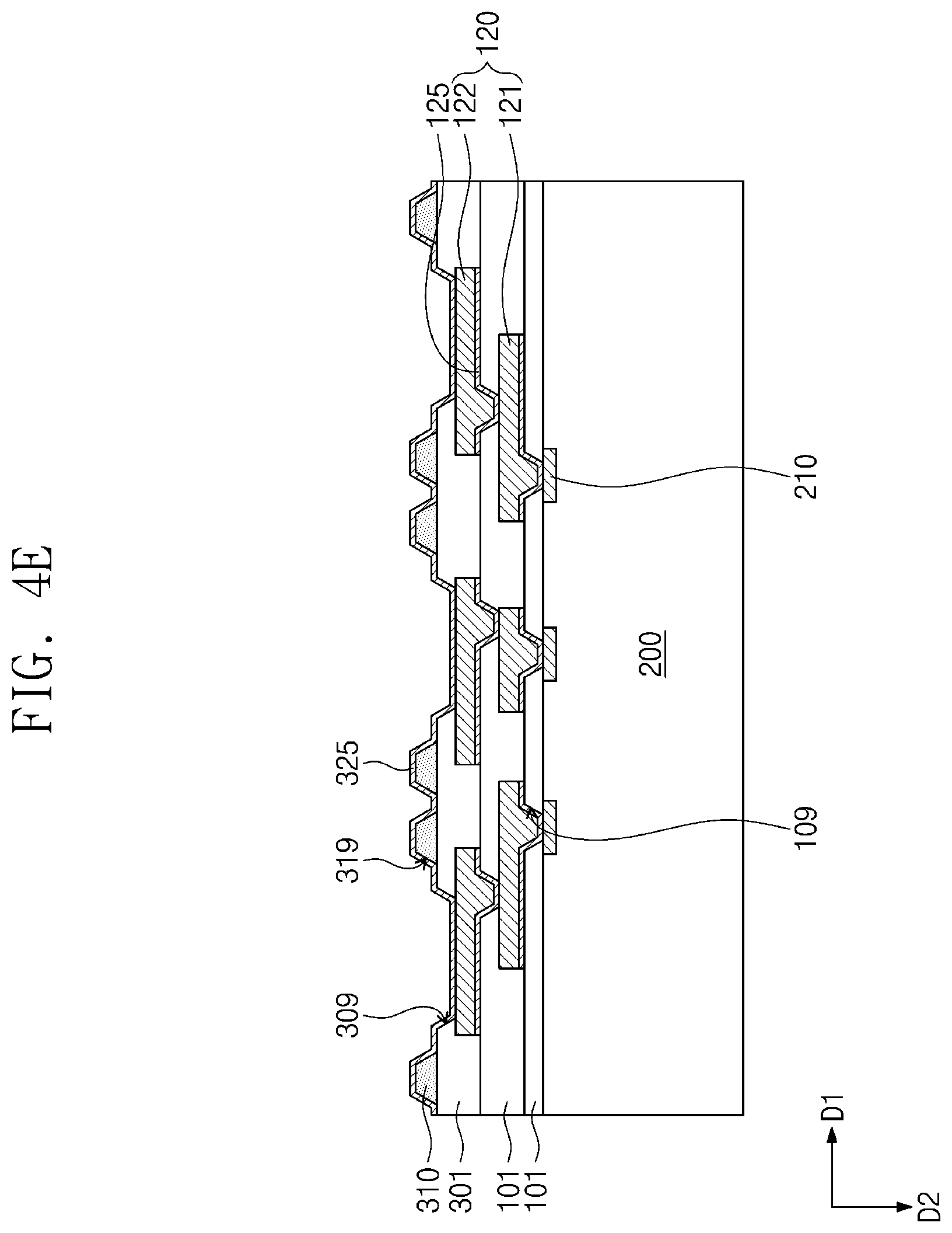 Patent US12568867 Figure 8 – Semiconductor package including under-bump protection patterns and method of manufacturing the semiconductor package