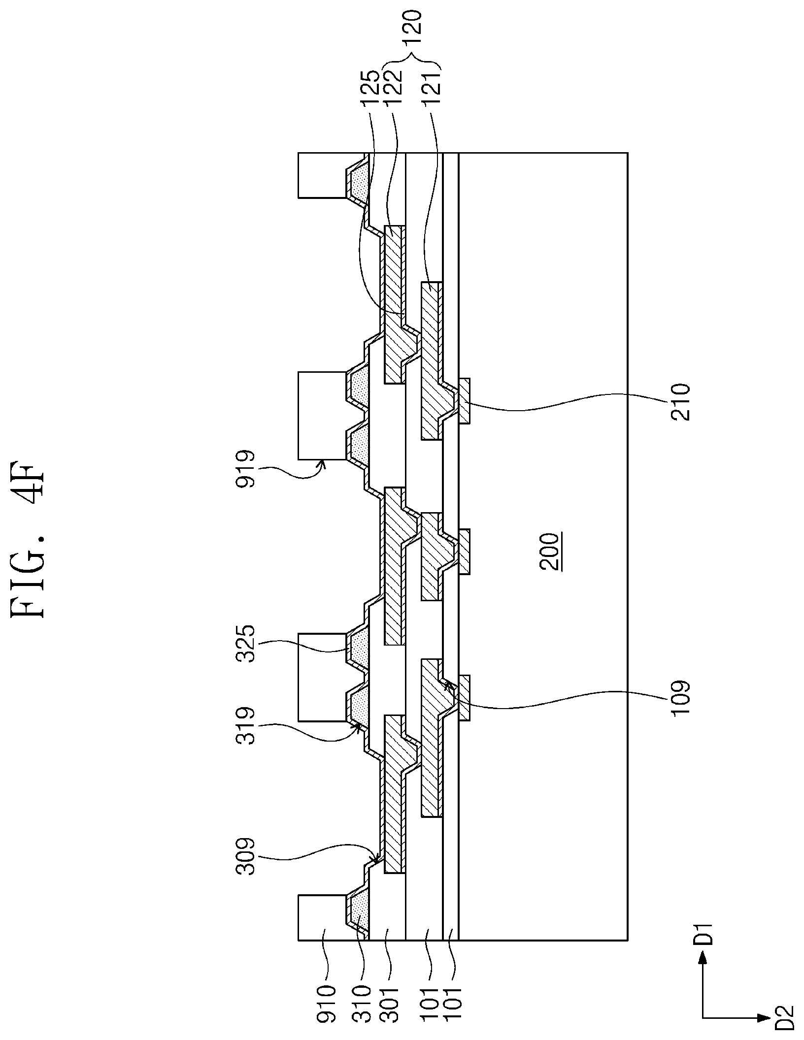 Patent US12568867 Figure 9 – Semiconductor package including under-bump protection patterns and method of manufacturing the semiconductor package