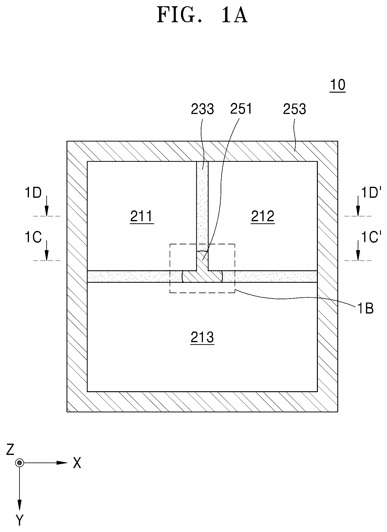 Patent US12568868 Figure 1 – Semiconductor package