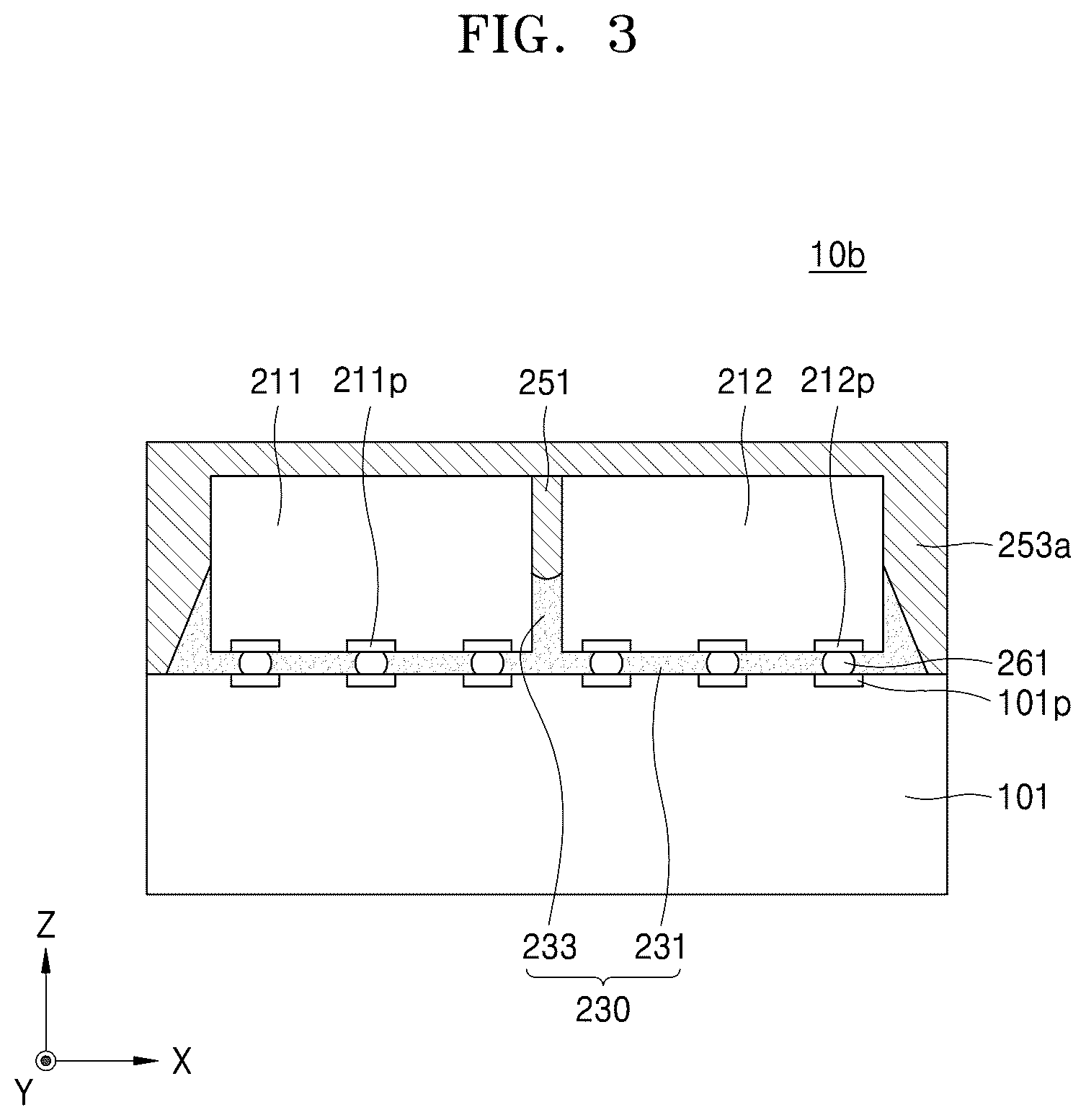 Patent US12568868 Figure 7 – Semiconductor package