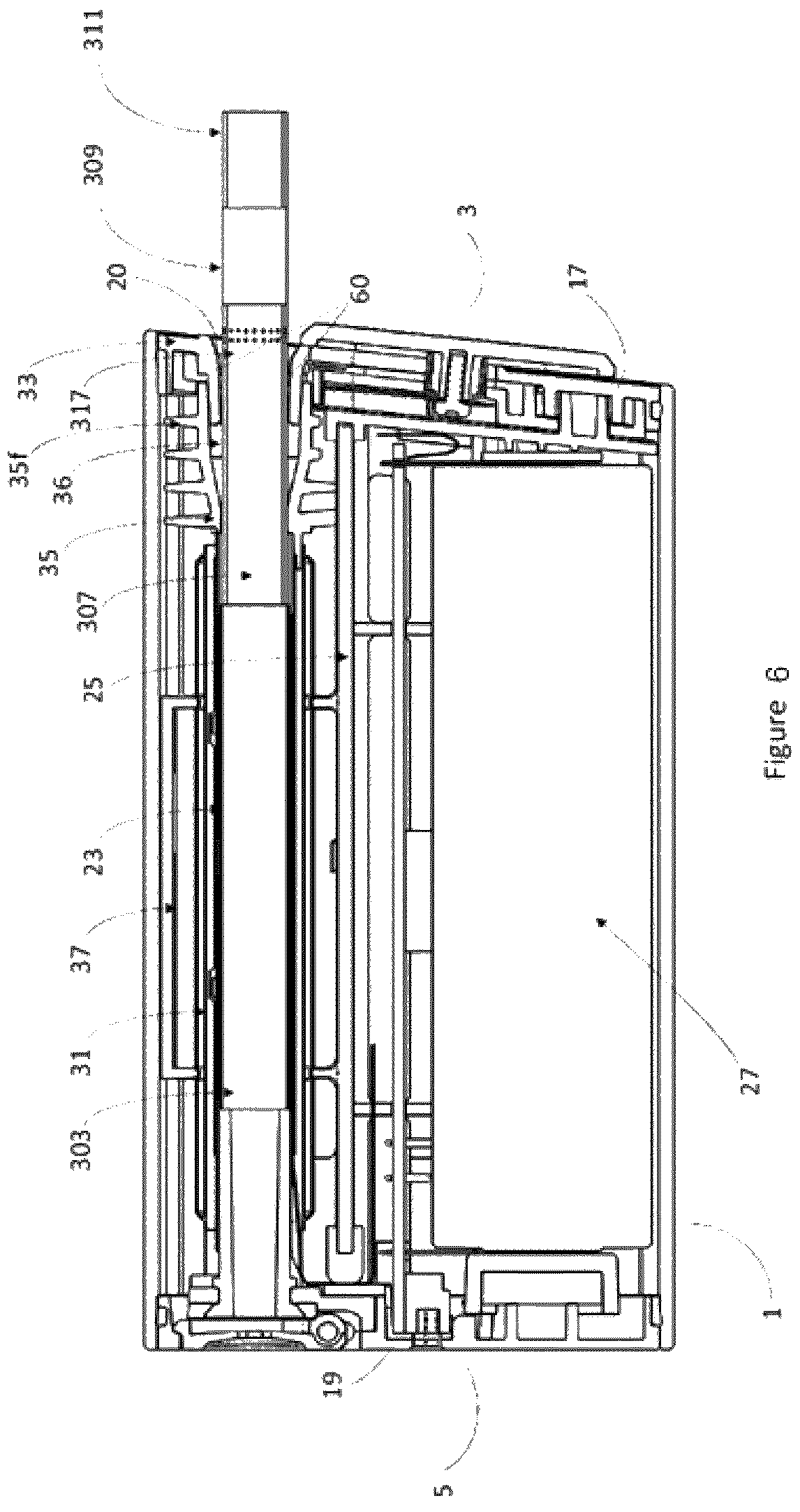 Patent US12569001 Figure 4 – Aerosol generation