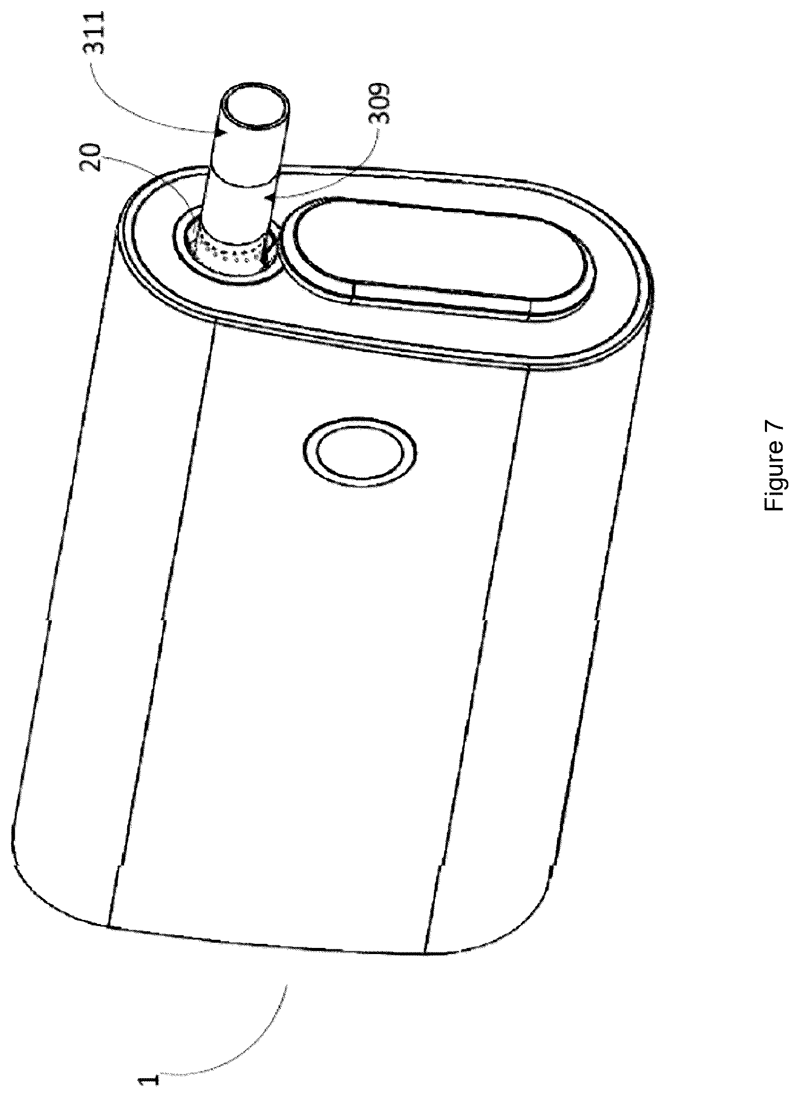 Patent US12569001 Figure 5 – Aerosol generation