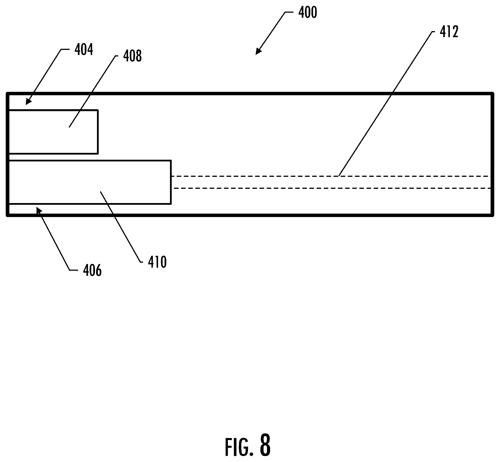 Patent US12569004 Figure 8 – Aerosol delivery device with separable heat source and substrate