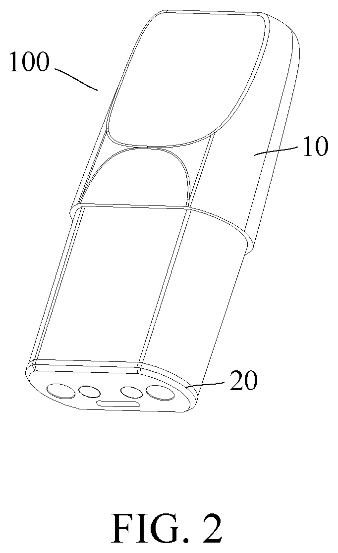 Patent US12569007 Figure 2 – E-cigarette vaporizer and e-cigarette