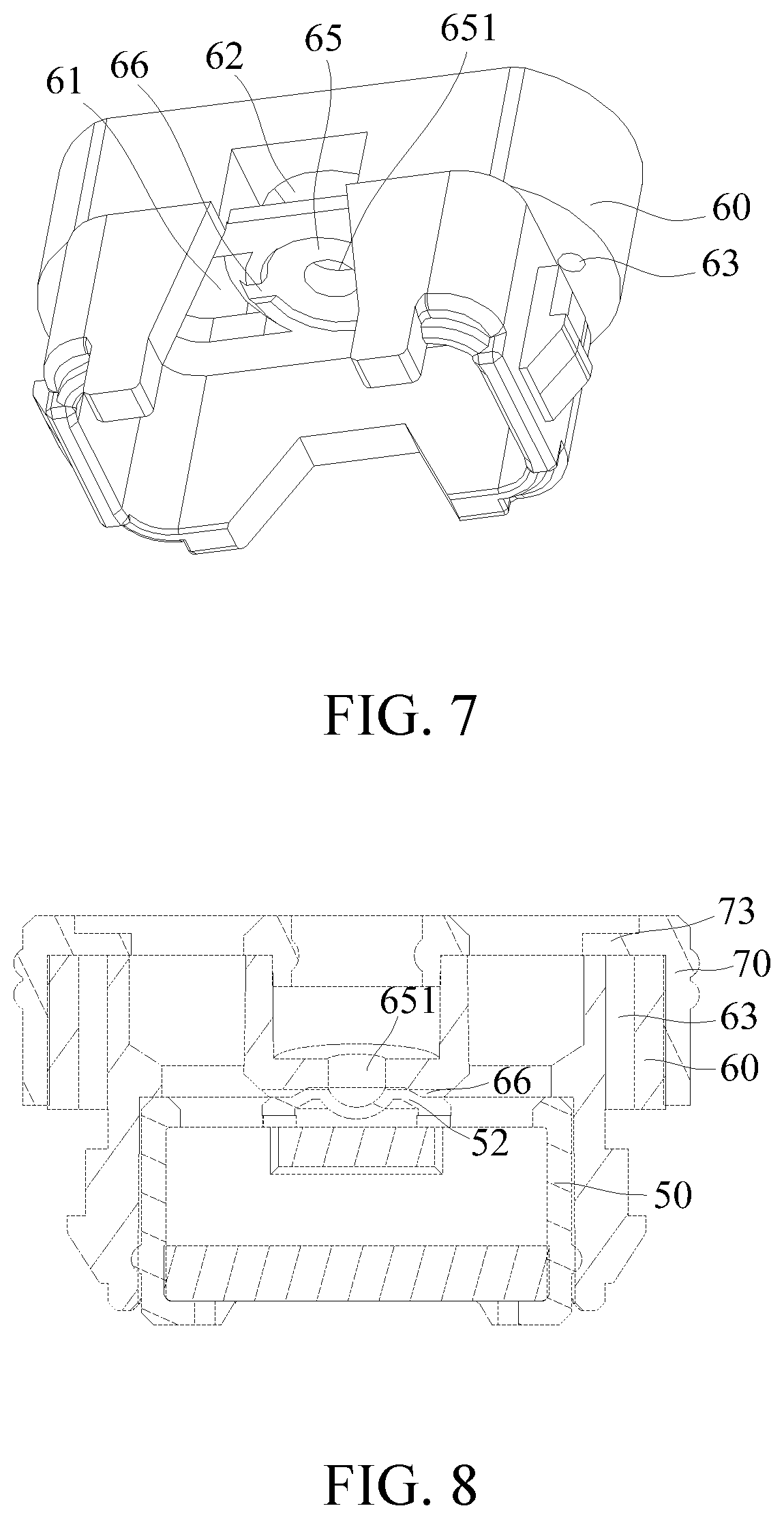 Patent US12569007 Figure 6 – E-cigarette vaporizer and e-cigarette