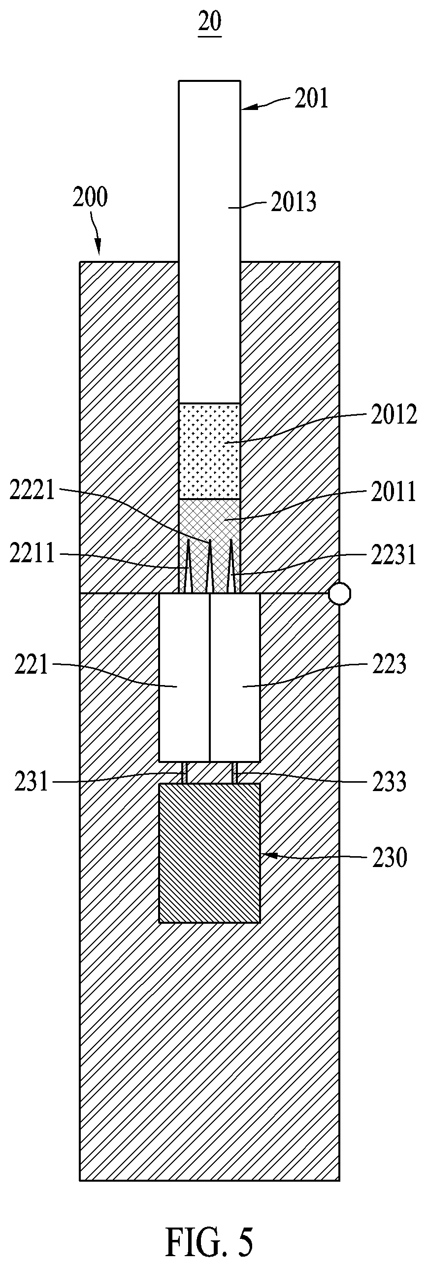 Patent US12569009 Figure 7 – Aerosol generating device