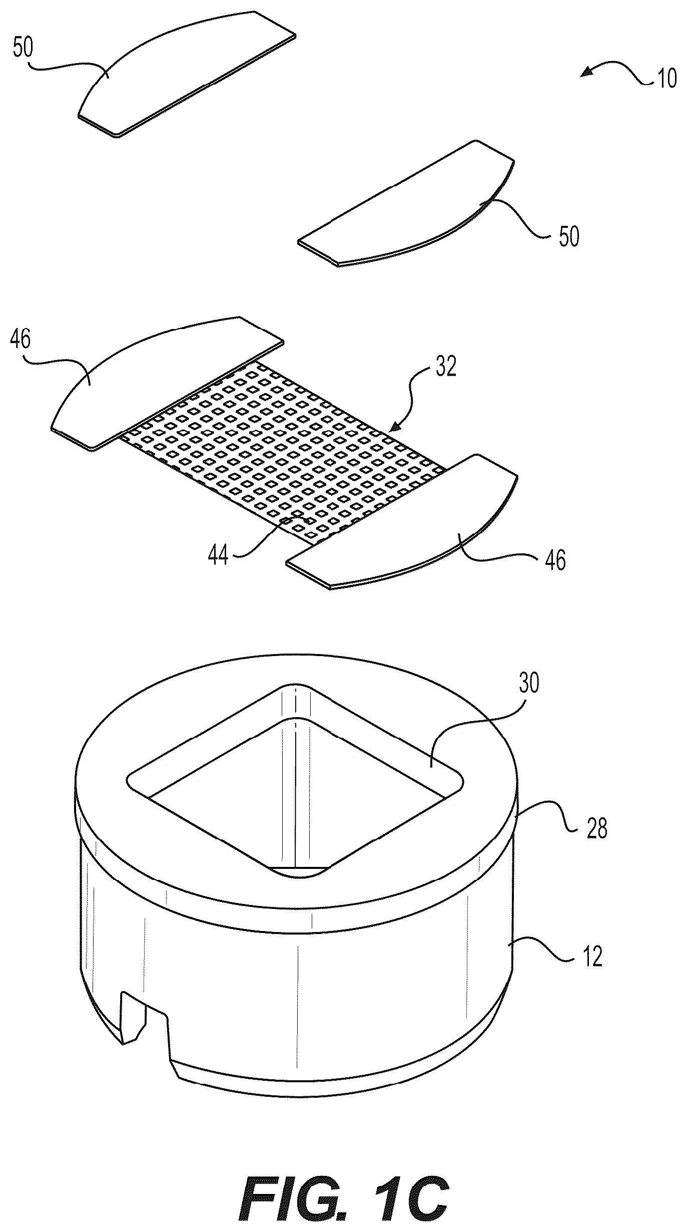 Patent US12569011 Figure 3 – Fluid permeable heater assembly with cap