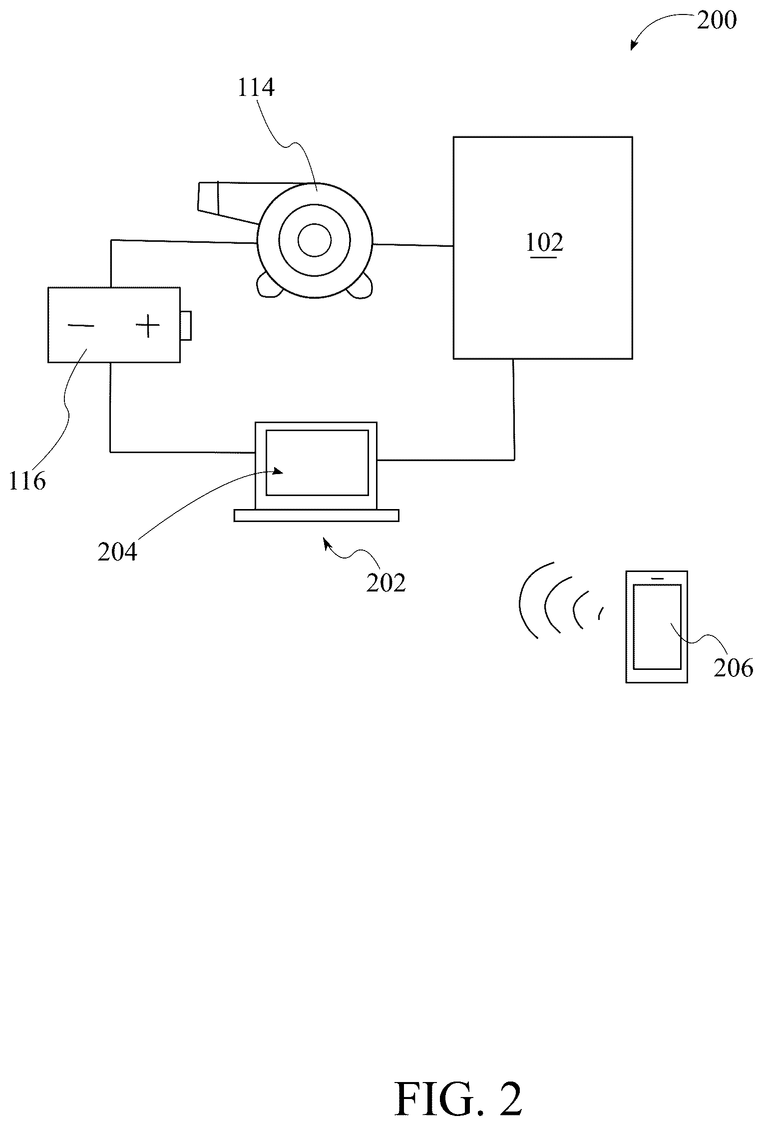 Patent US12569014 Figure 2 – Portable cooling device