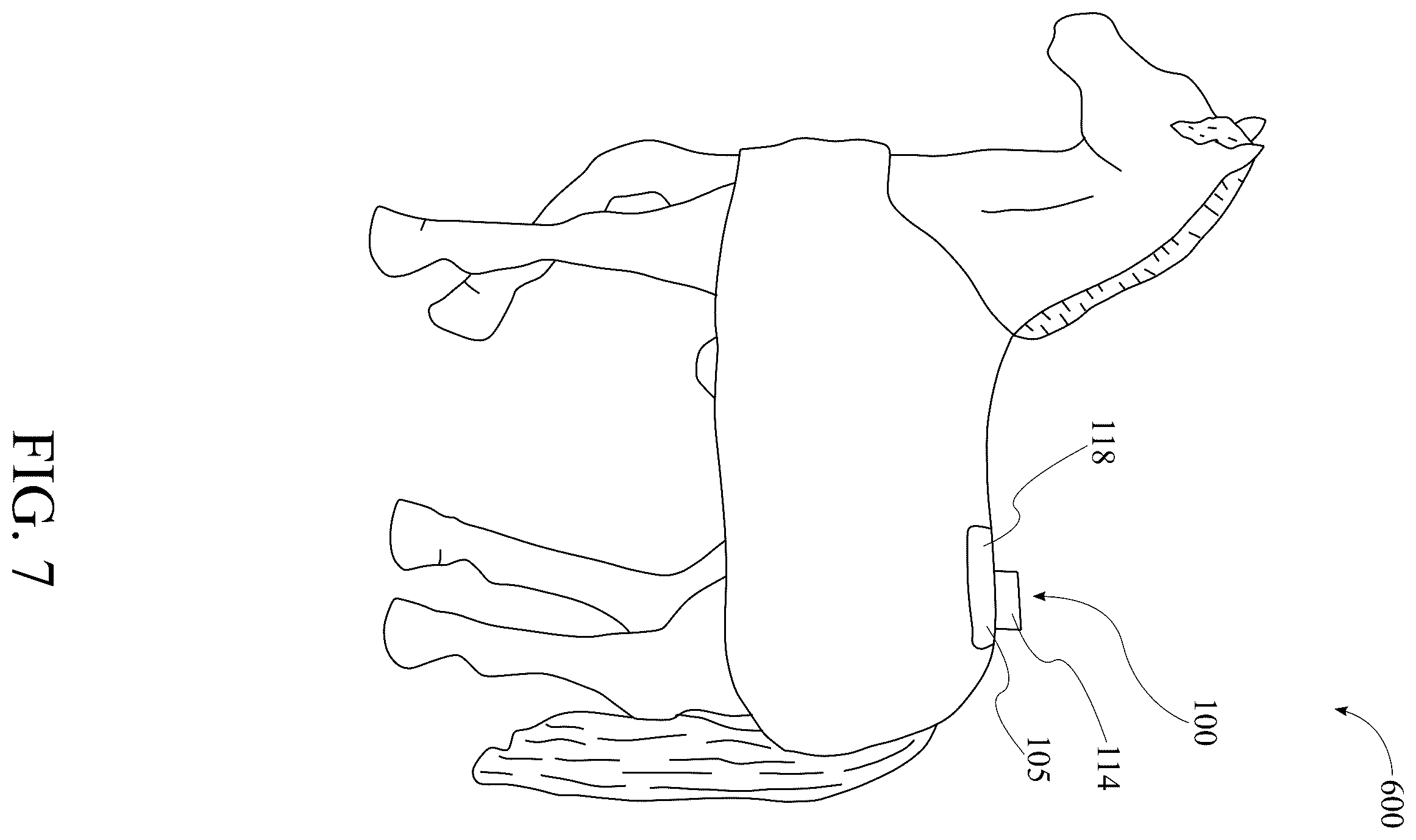 Patent US12569014 Figure 7 – Portable cooling device