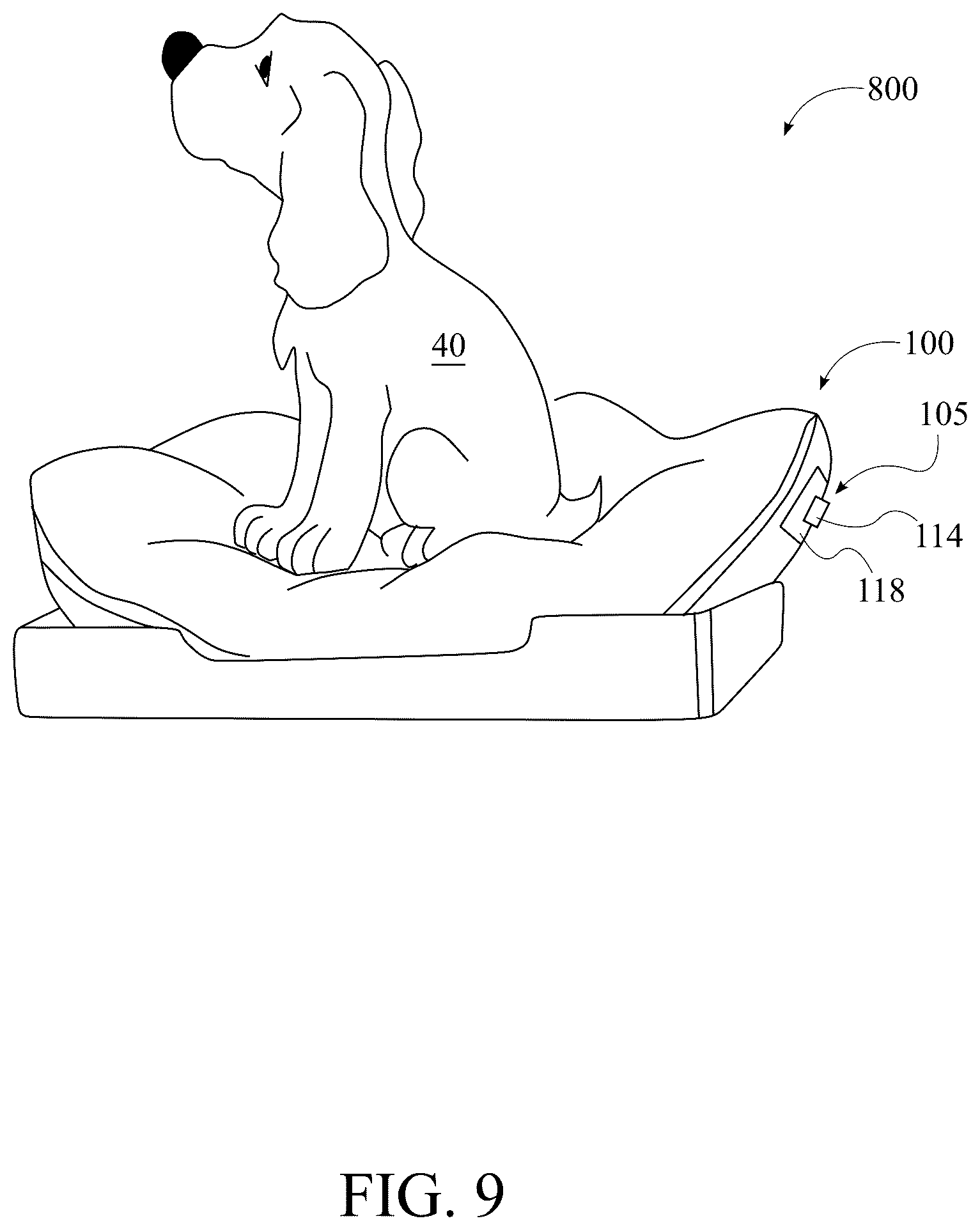 Patent US12569014 Figure 9 – Portable cooling device