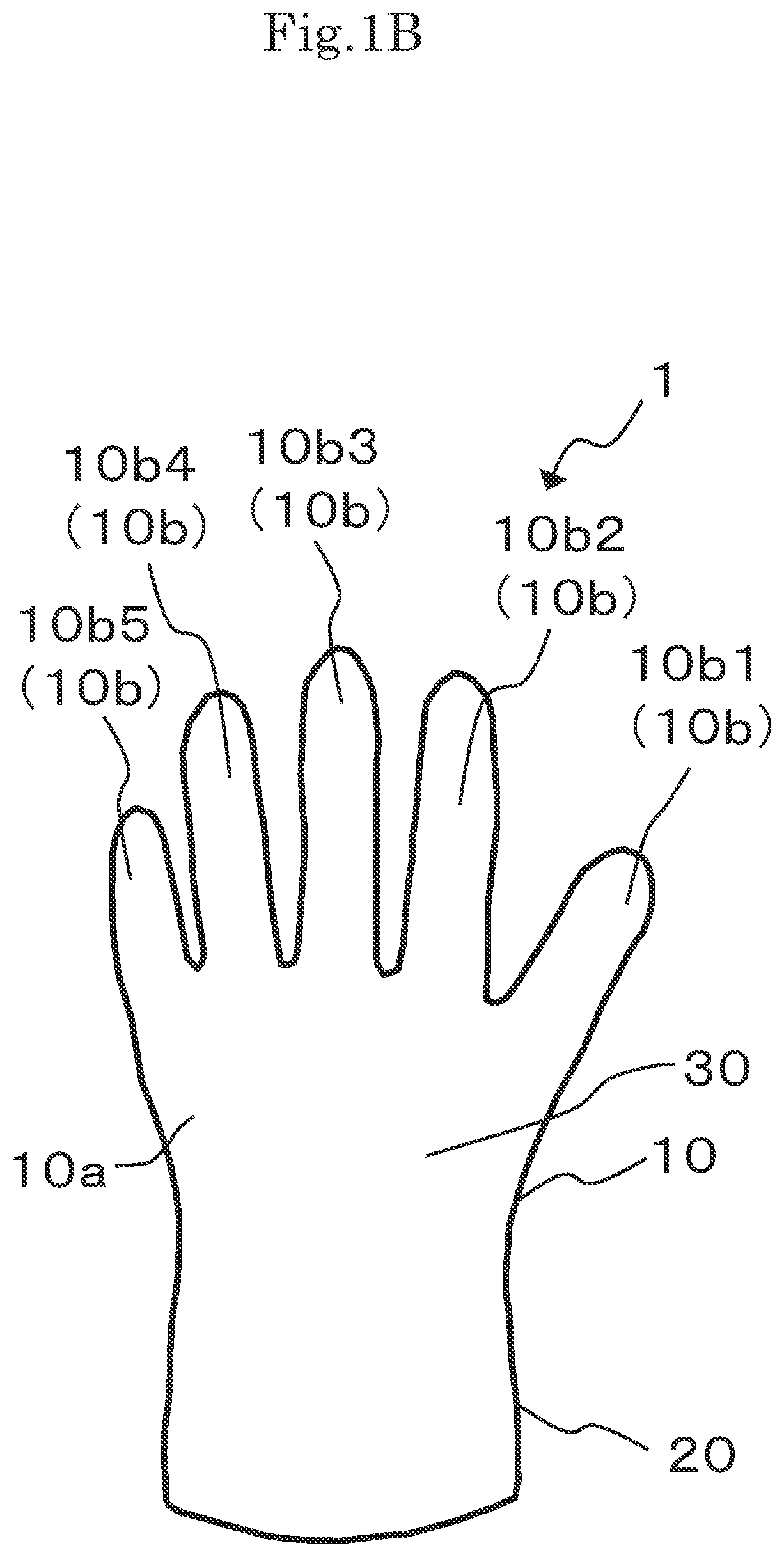 Patent US12569017 Figure 2 – Glove