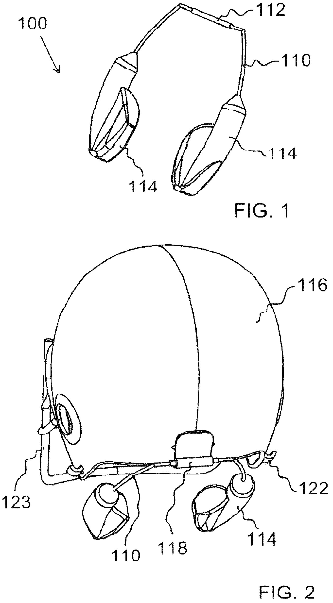 Patent US12569021 — Apparatus for minimizing the effects of impact forces to the skull — Figure 1