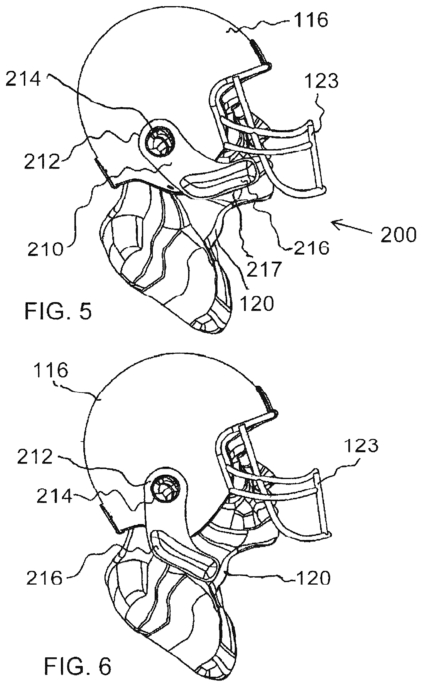 Patent US12569021 Figure 3 – Apparatus for minimizing the effects of impact forces to the skull