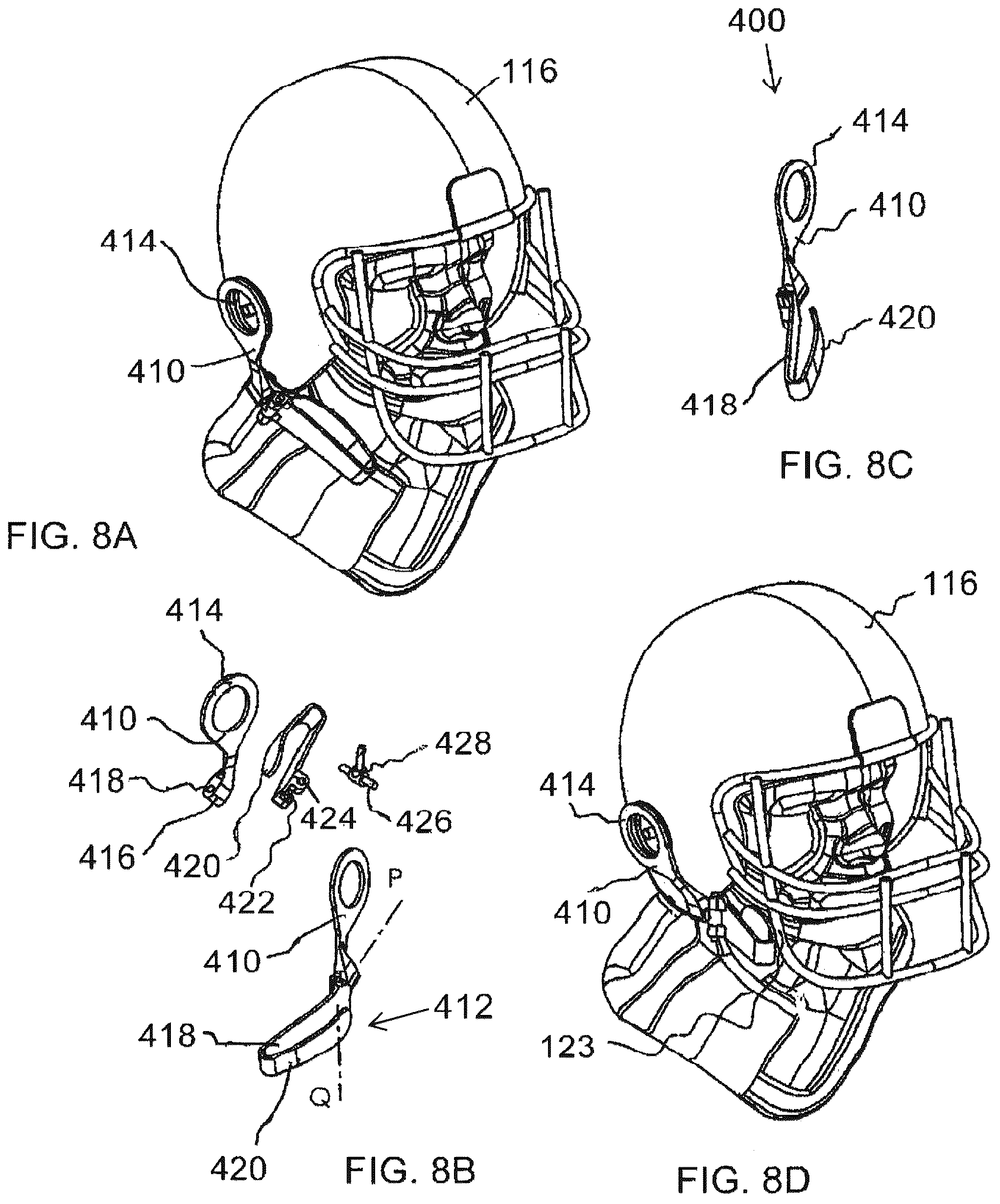 Patent US12569021 Figure 5 – Apparatus for minimizing the effects of impact forces to the skull