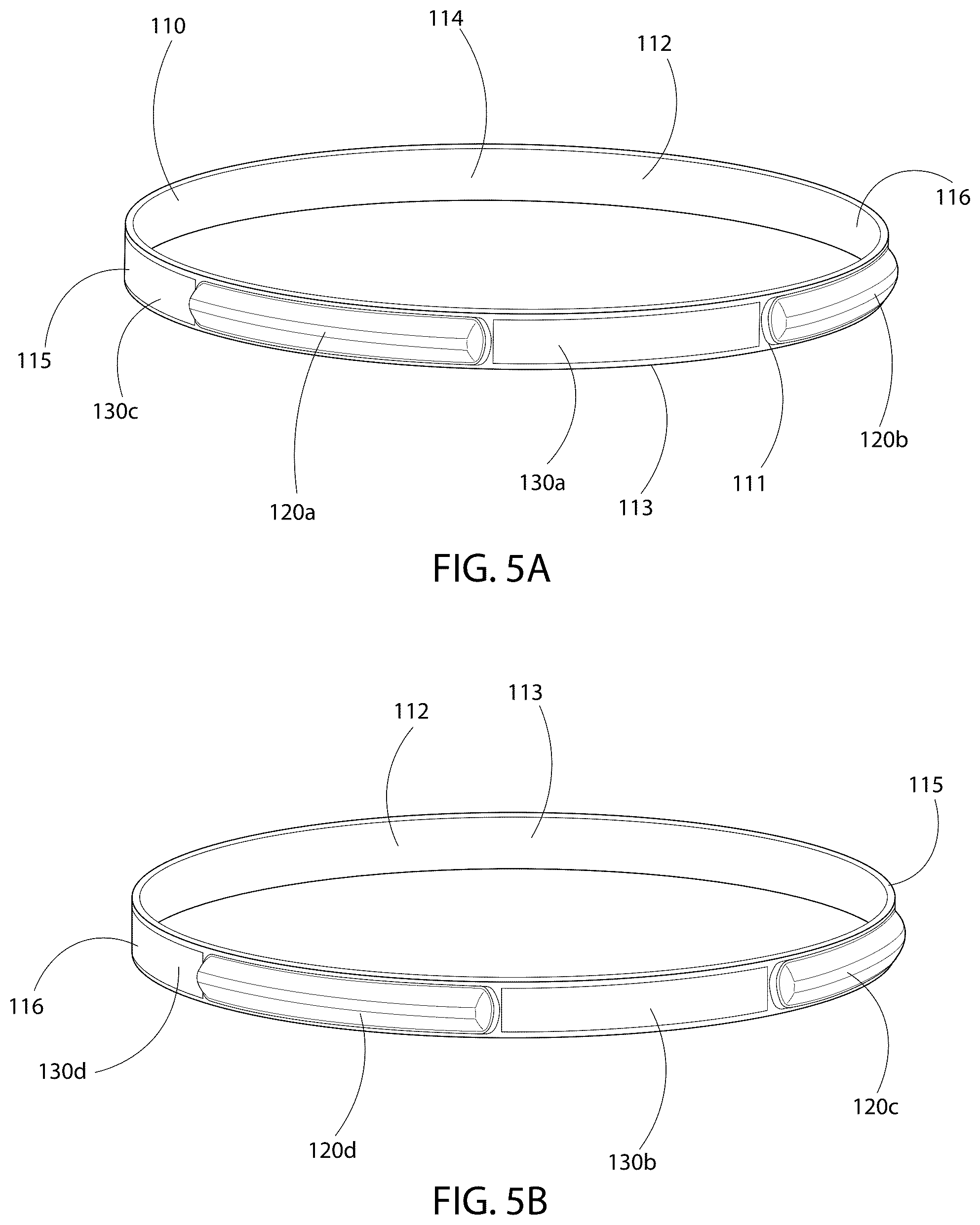 Patent US12569022 Figure 5 – Safety band for hard hat