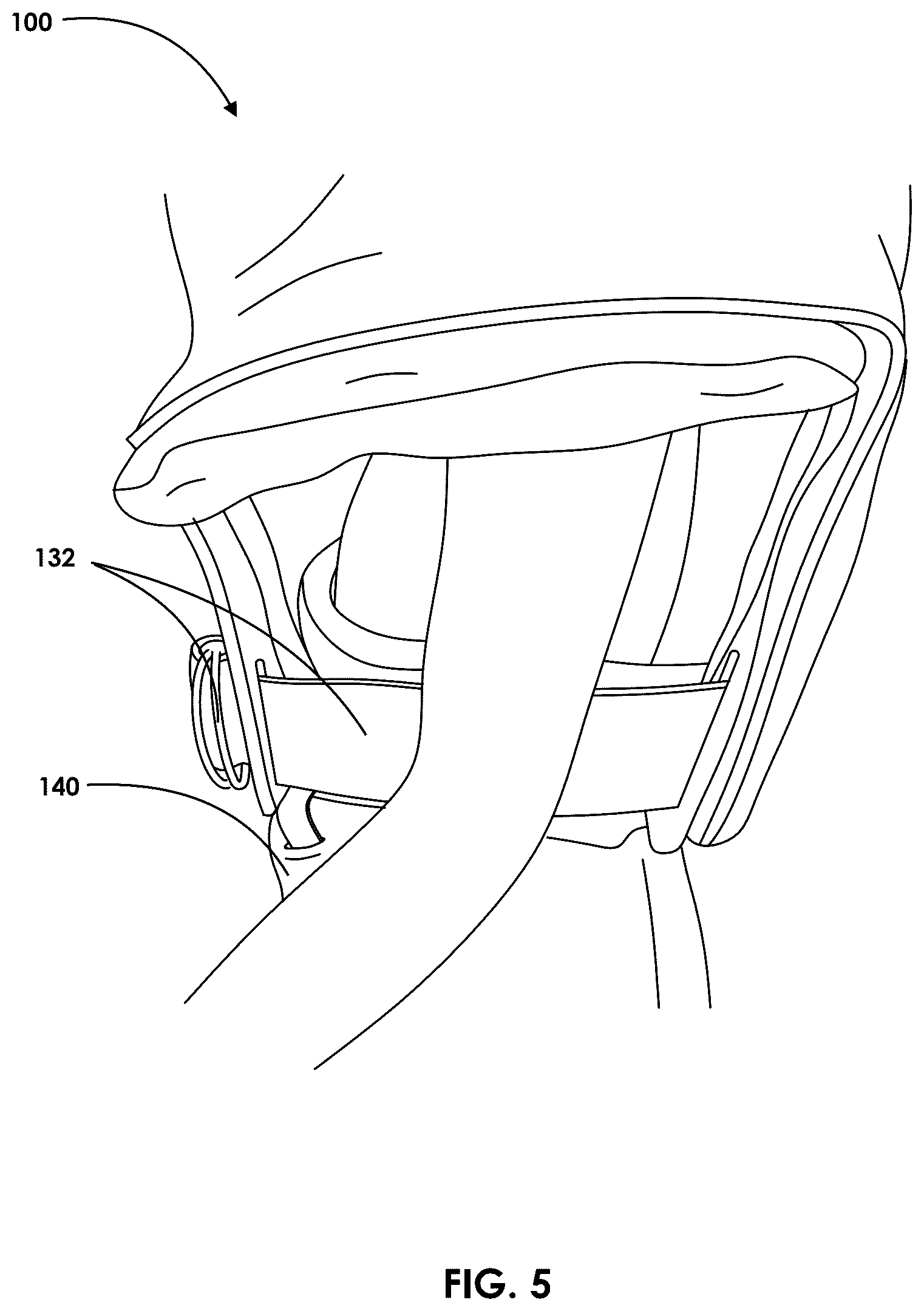 Patent US12569024 Figure 5 – Impact protection suit