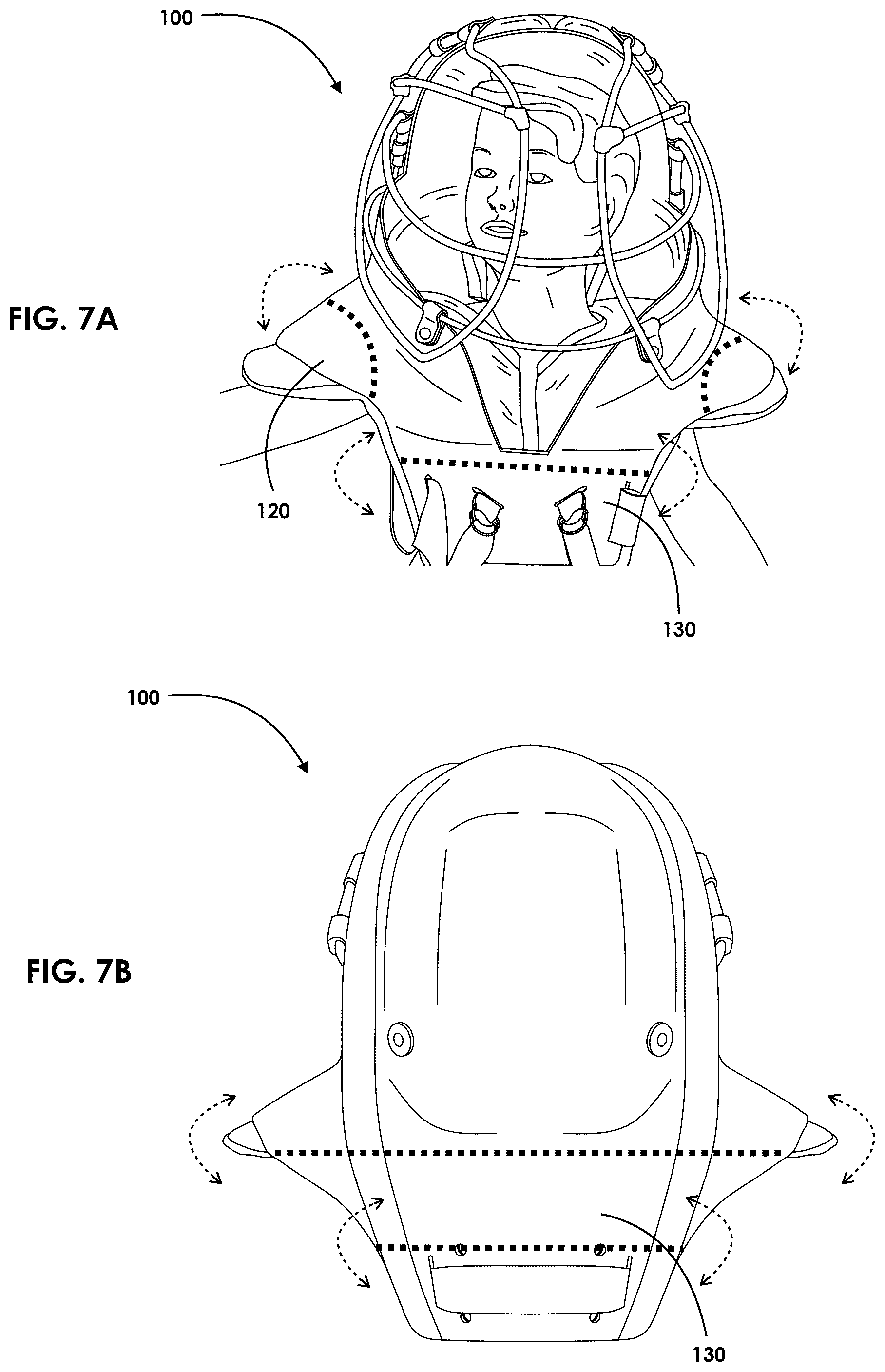 Patent US12569024 Figure 7 – Impact protection suit