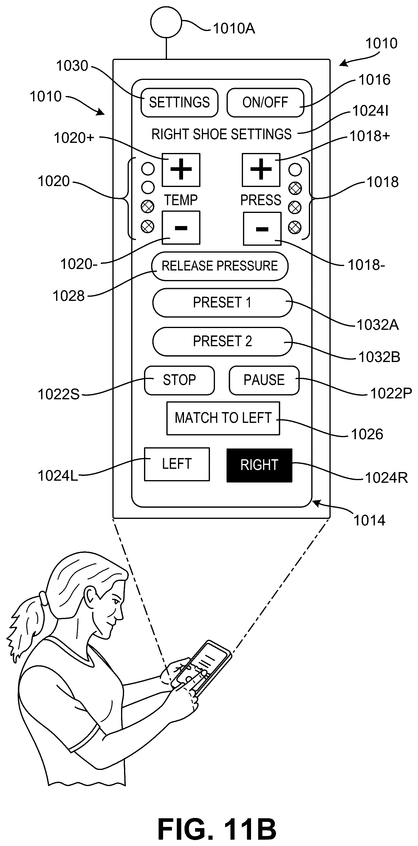 Patent US12569025 Figure 19 – Footwear structures providing compression and thermal treatment