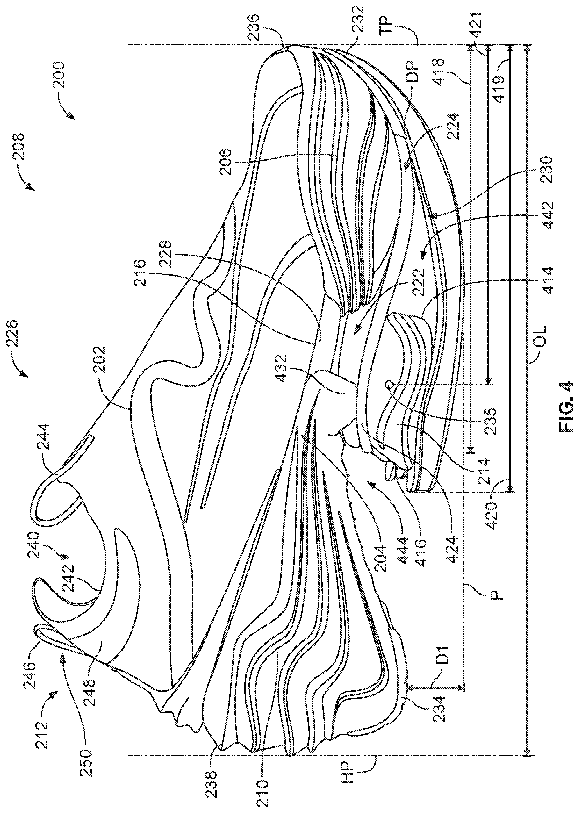 Patent US12569031 Figure 3 – Sole structure for an article of footwear